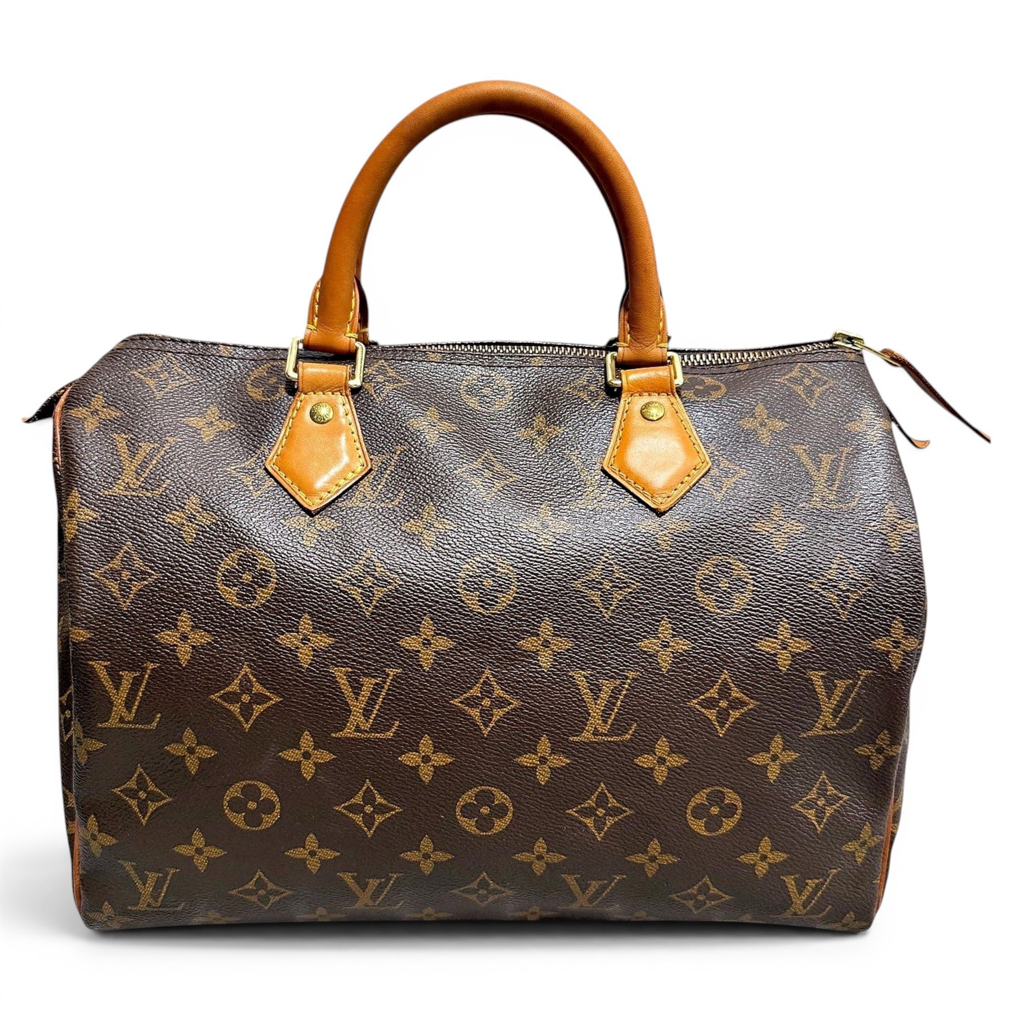 Speedy leather handbag