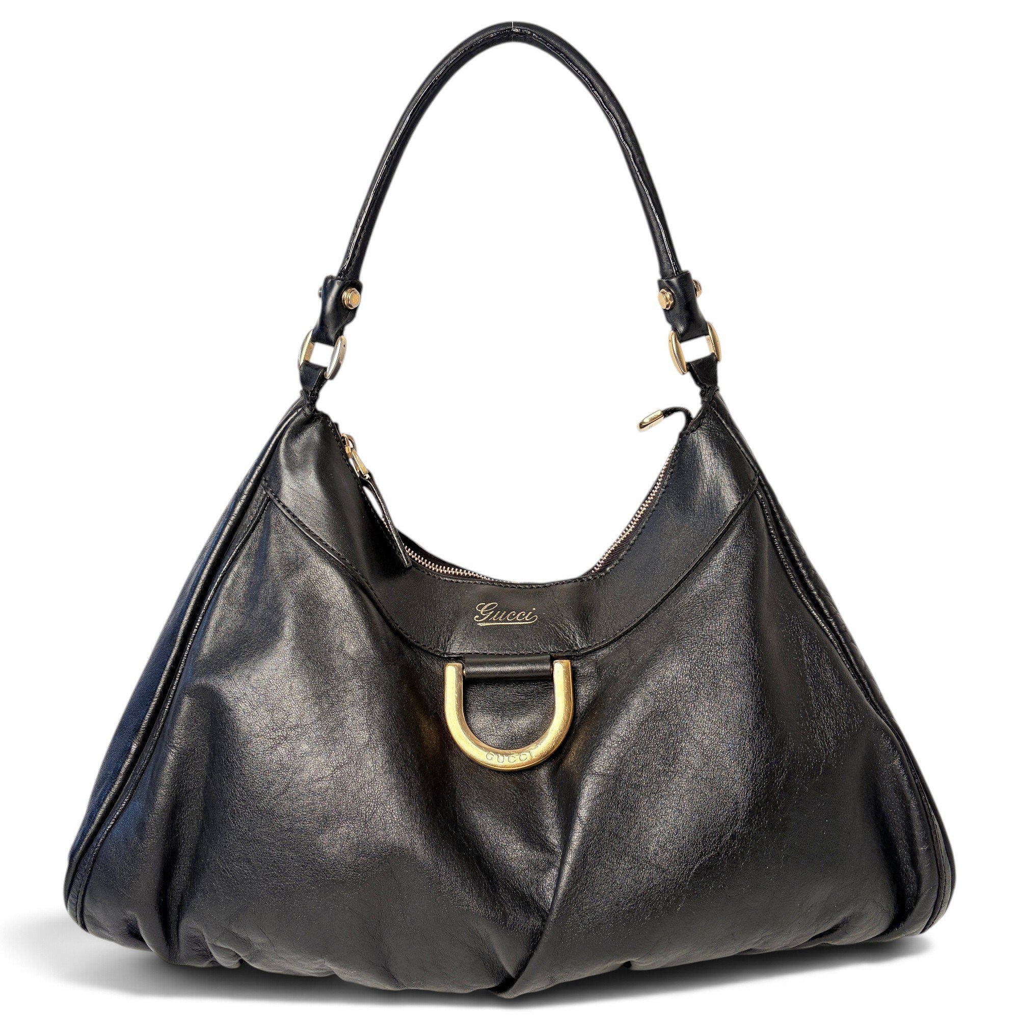 D-Ring leather handbag
