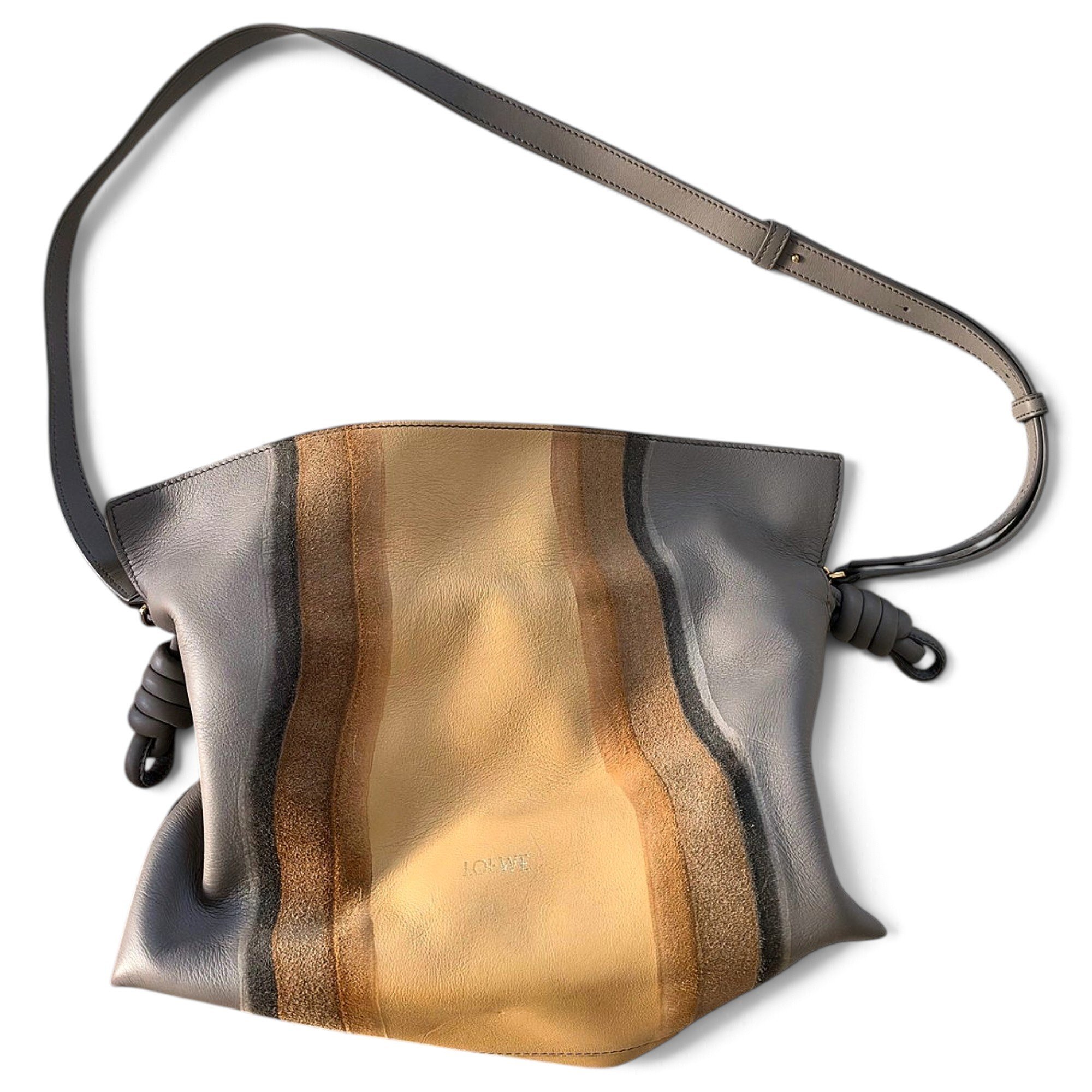 Flamenco leather handbag