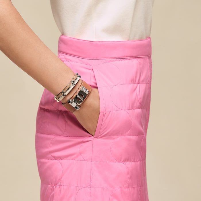 Rose Bonbon "Bride a Bloc" Reversible Miniskirt