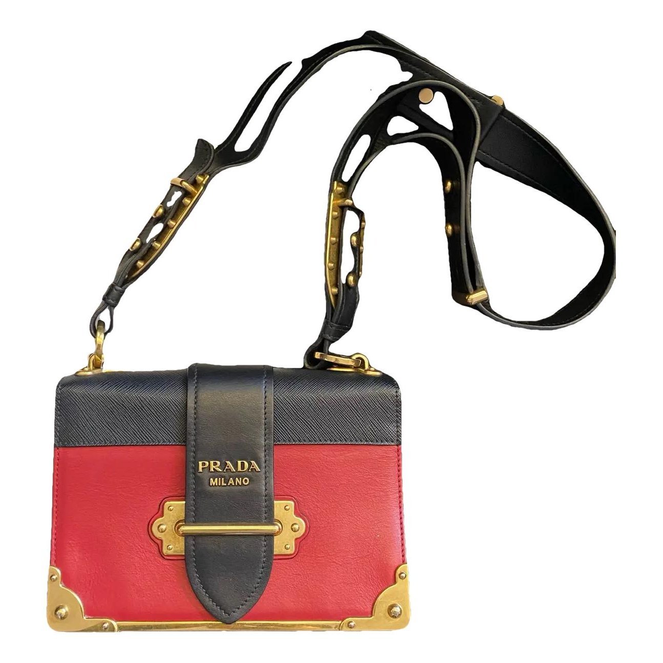 Cahier leather handbag