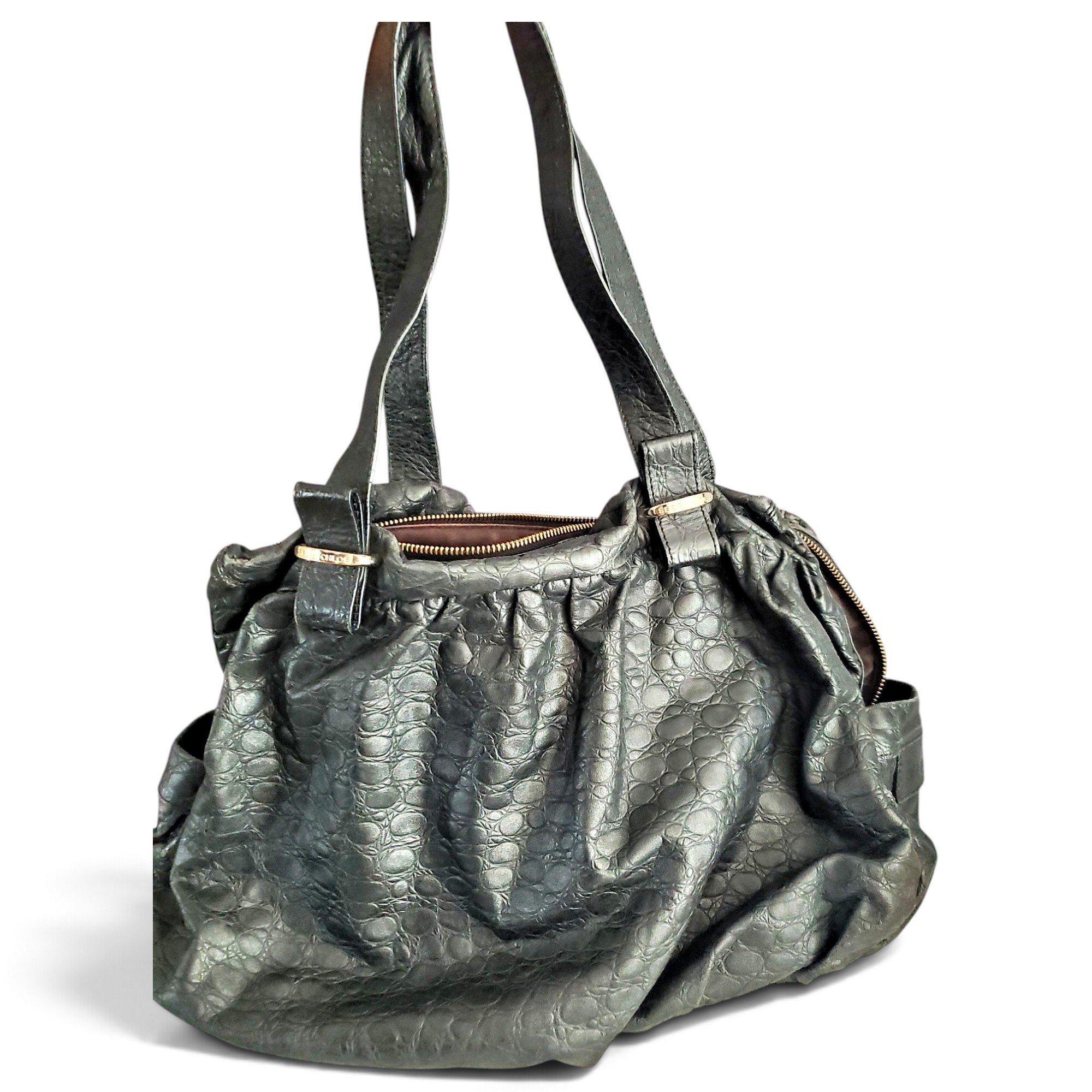 Leather handbag