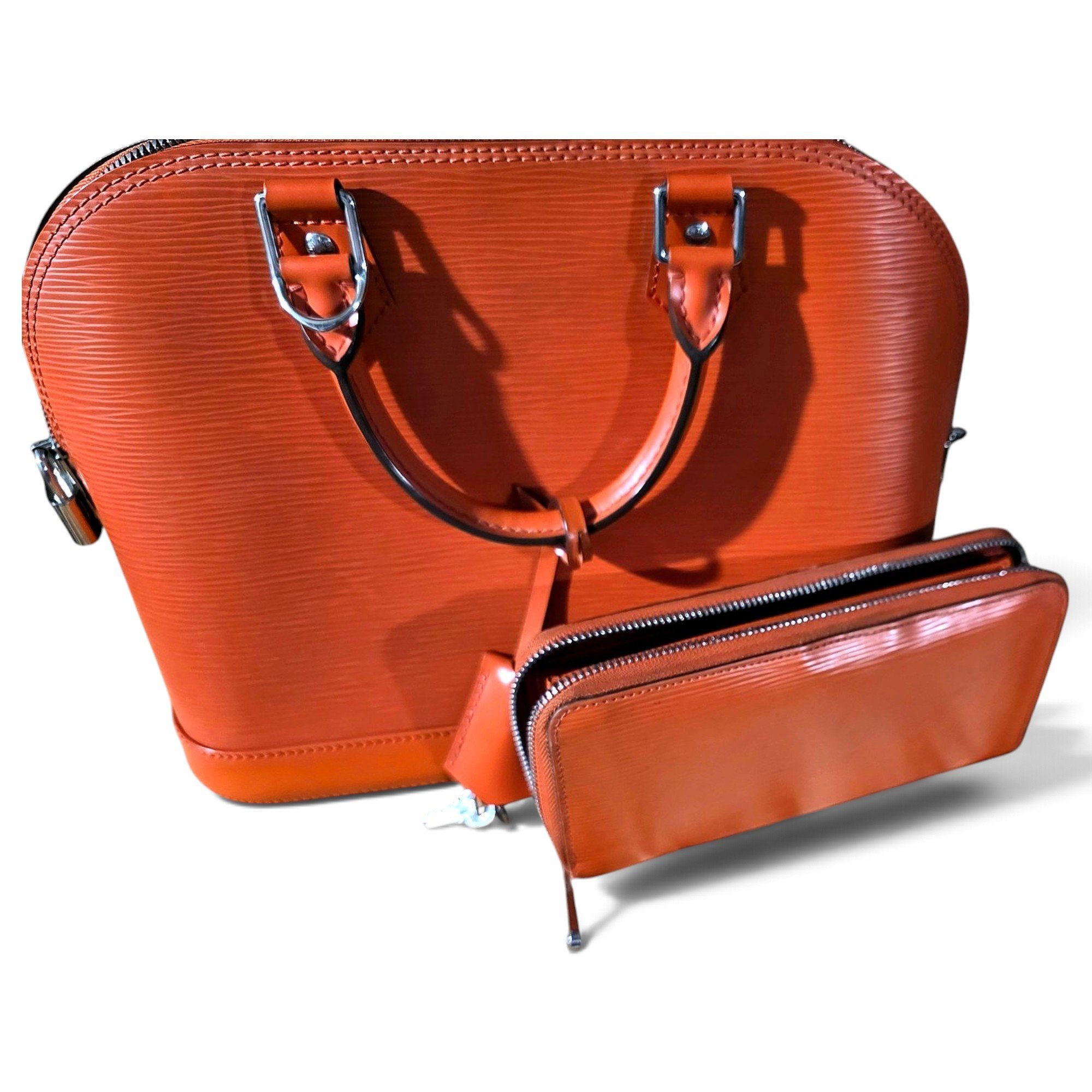 Alma leather handbag