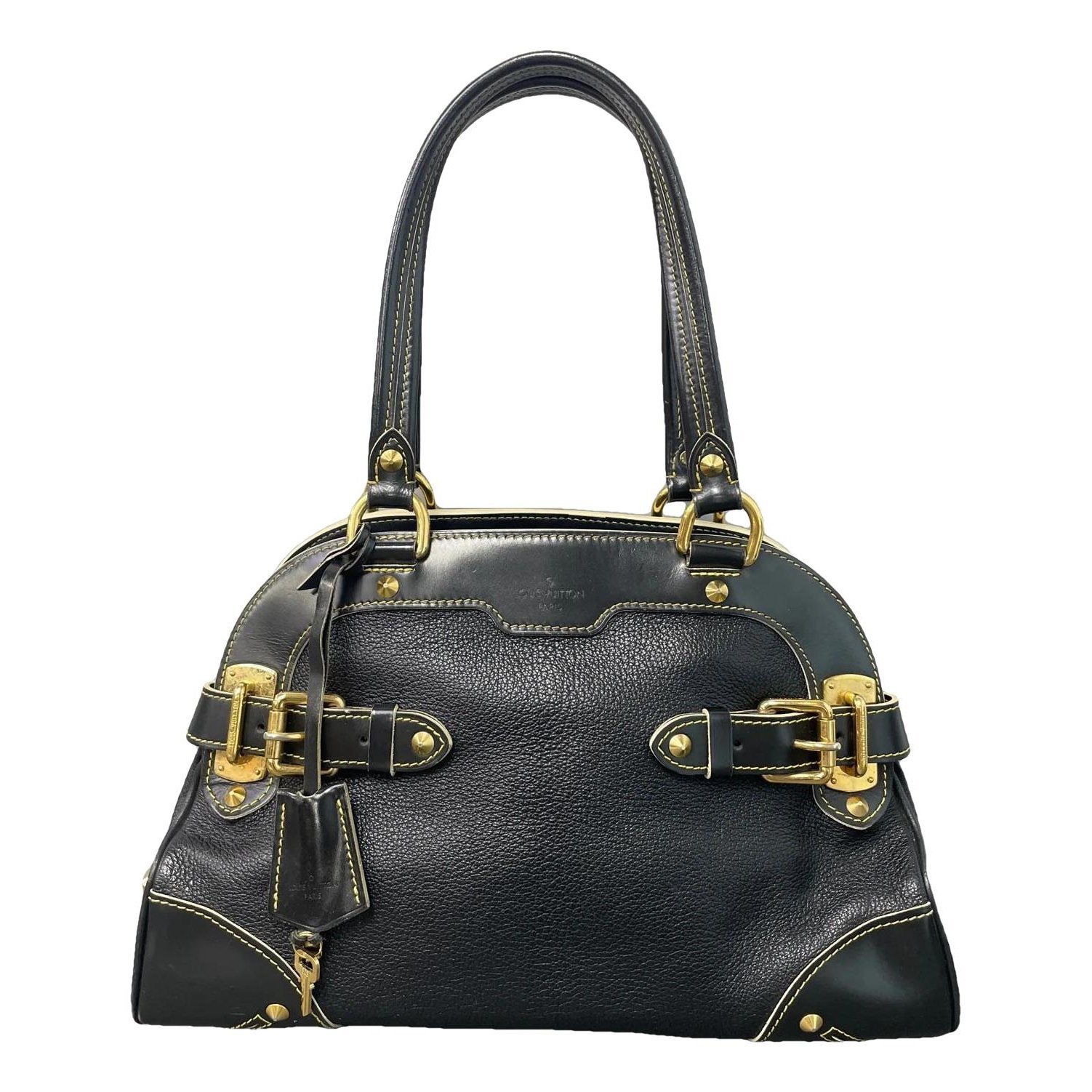 Leather bowling bag