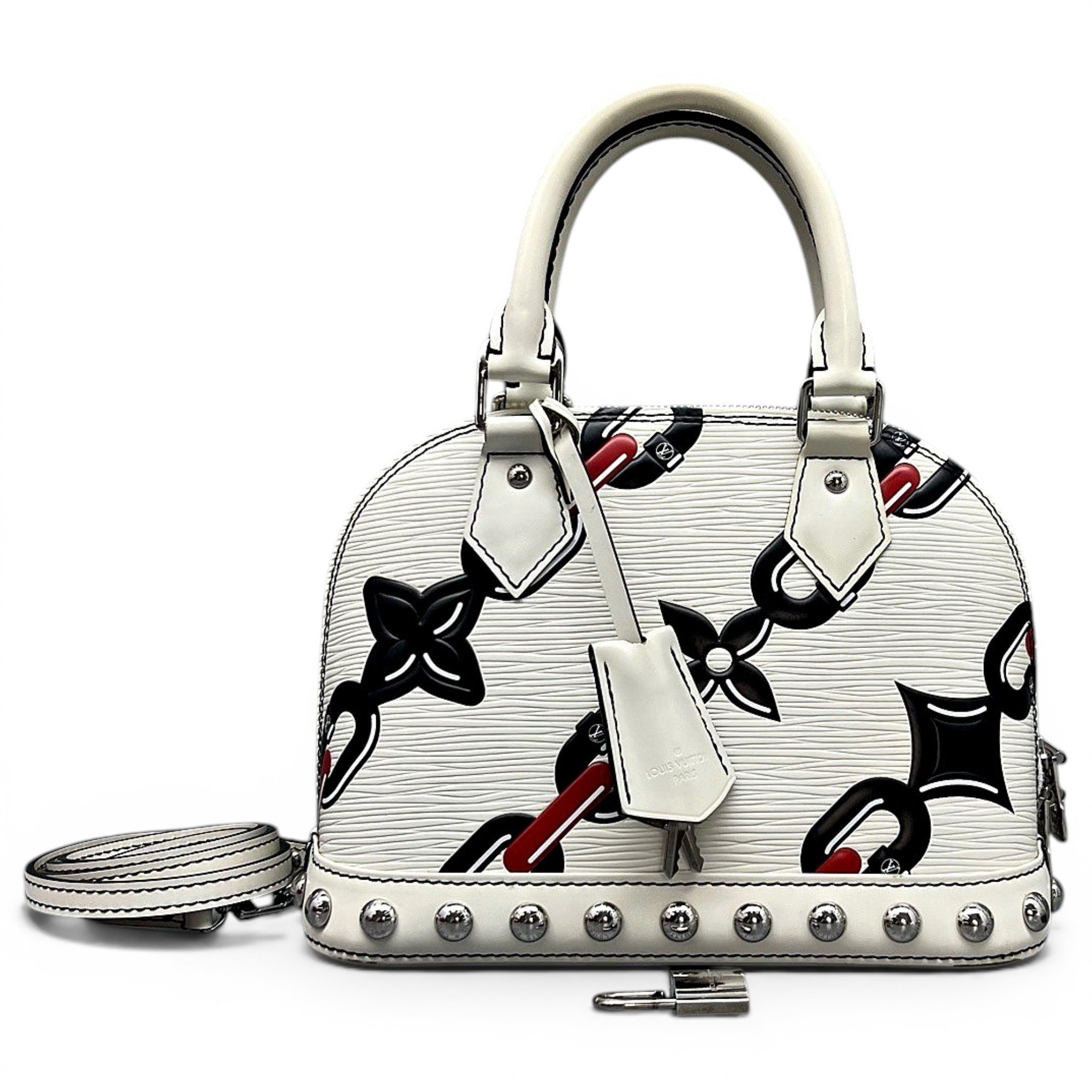 Alma leather handbag