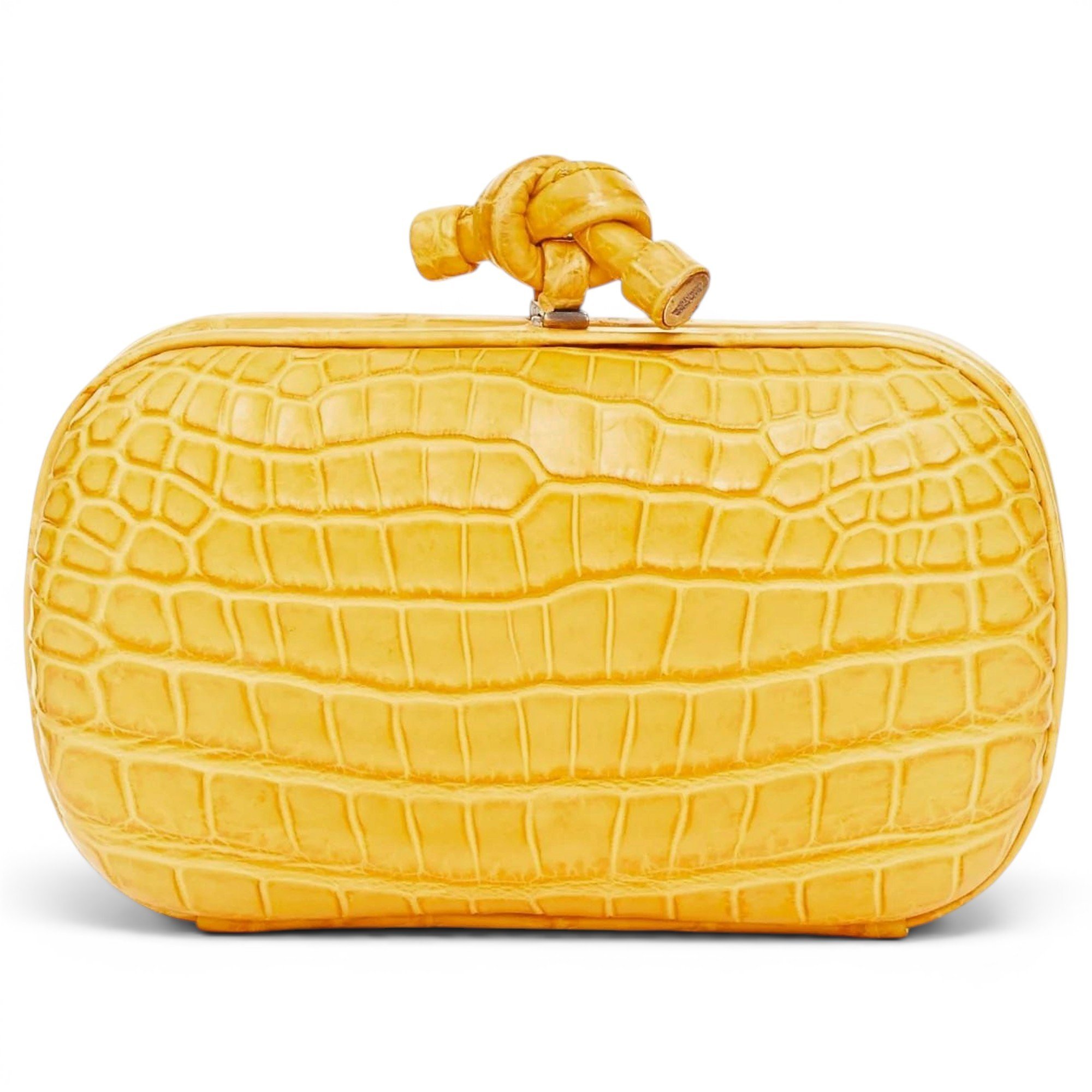 Knot leather handbag