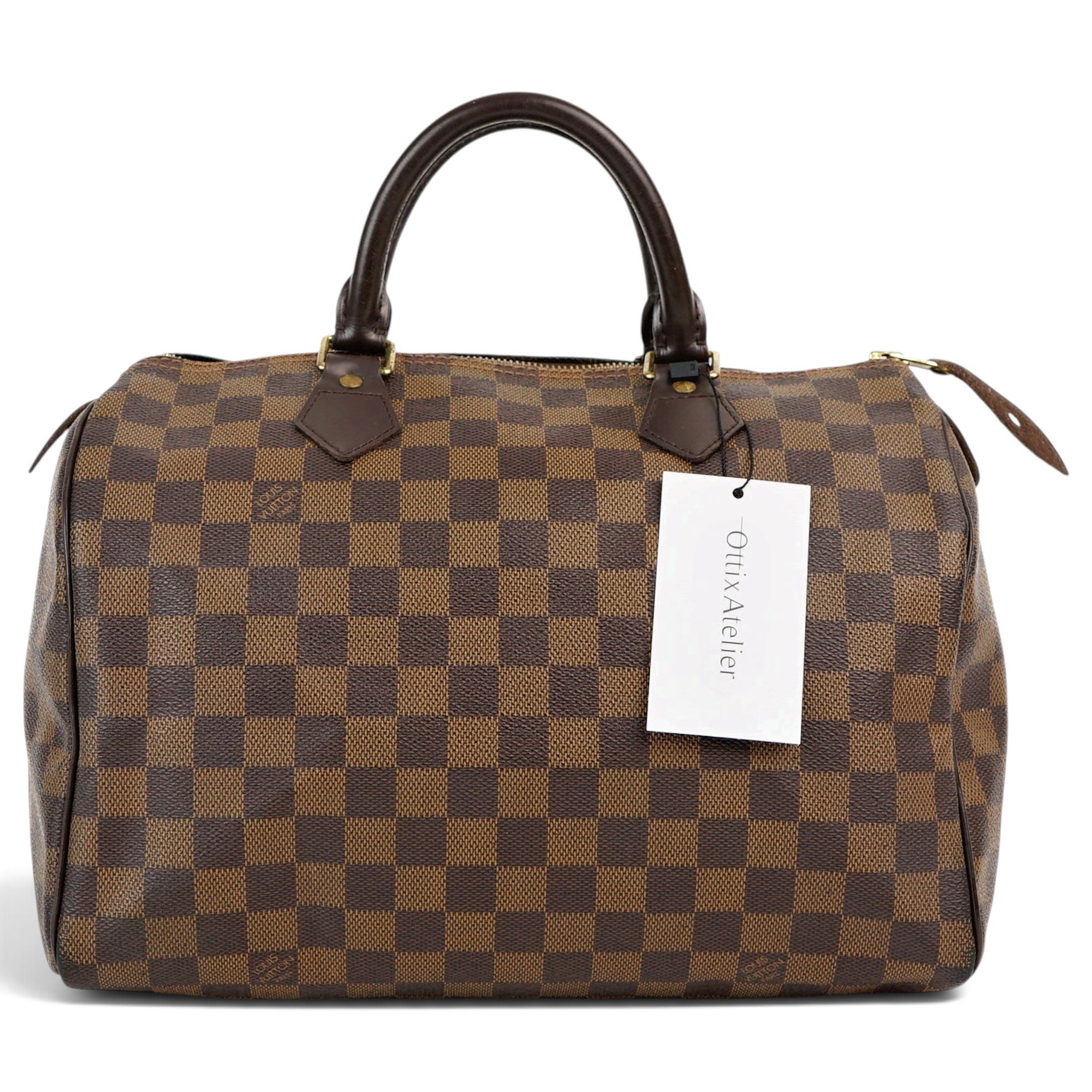 Speedy leather handbag
