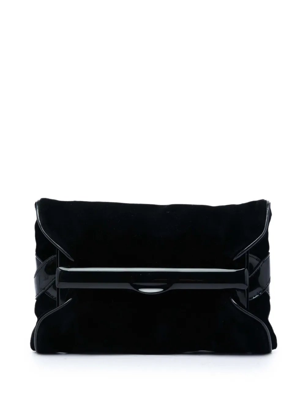 2007 Velvet and Patent clutch bag
