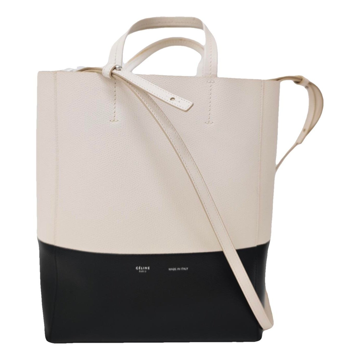 Cabas leather handbag