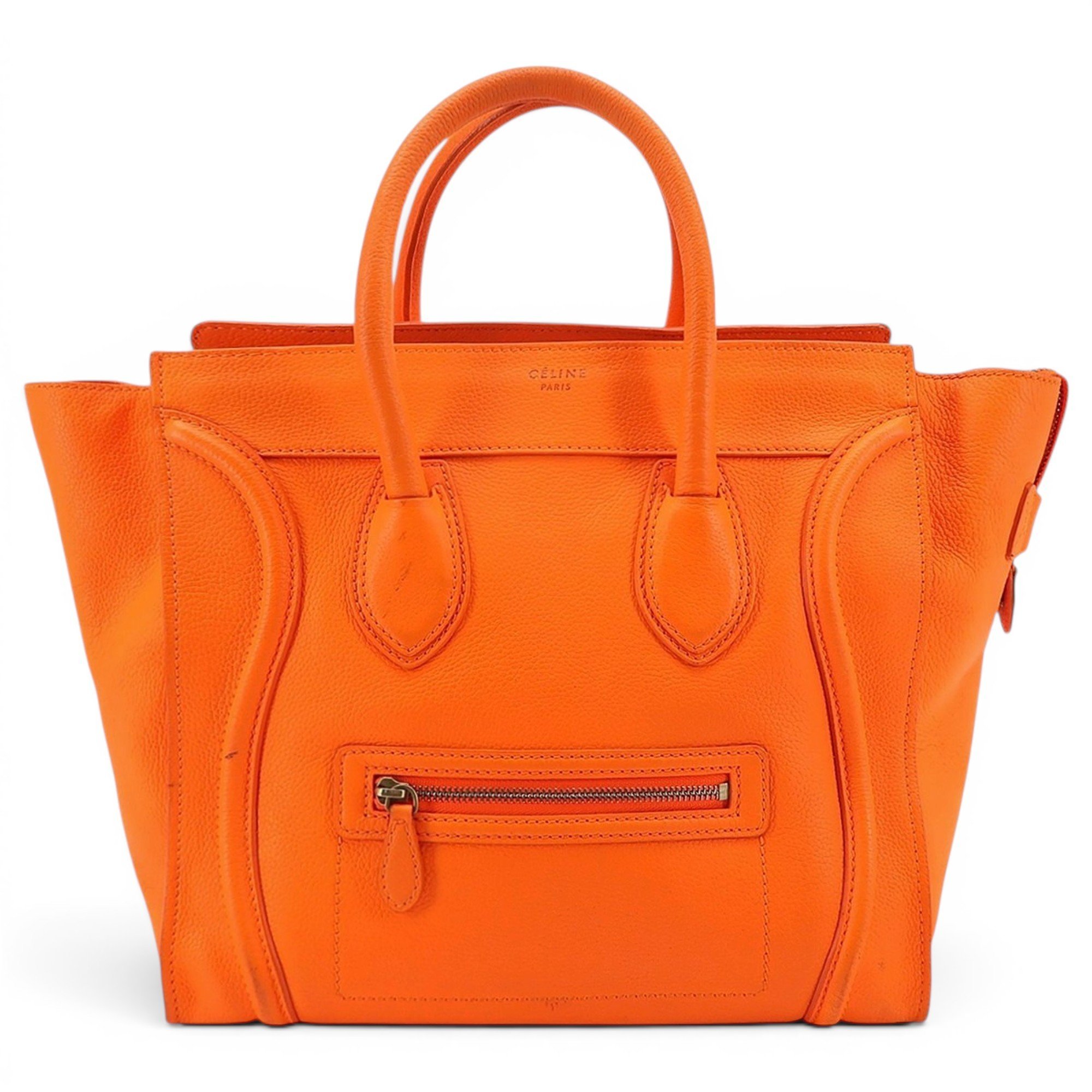 Luggage leather tote
