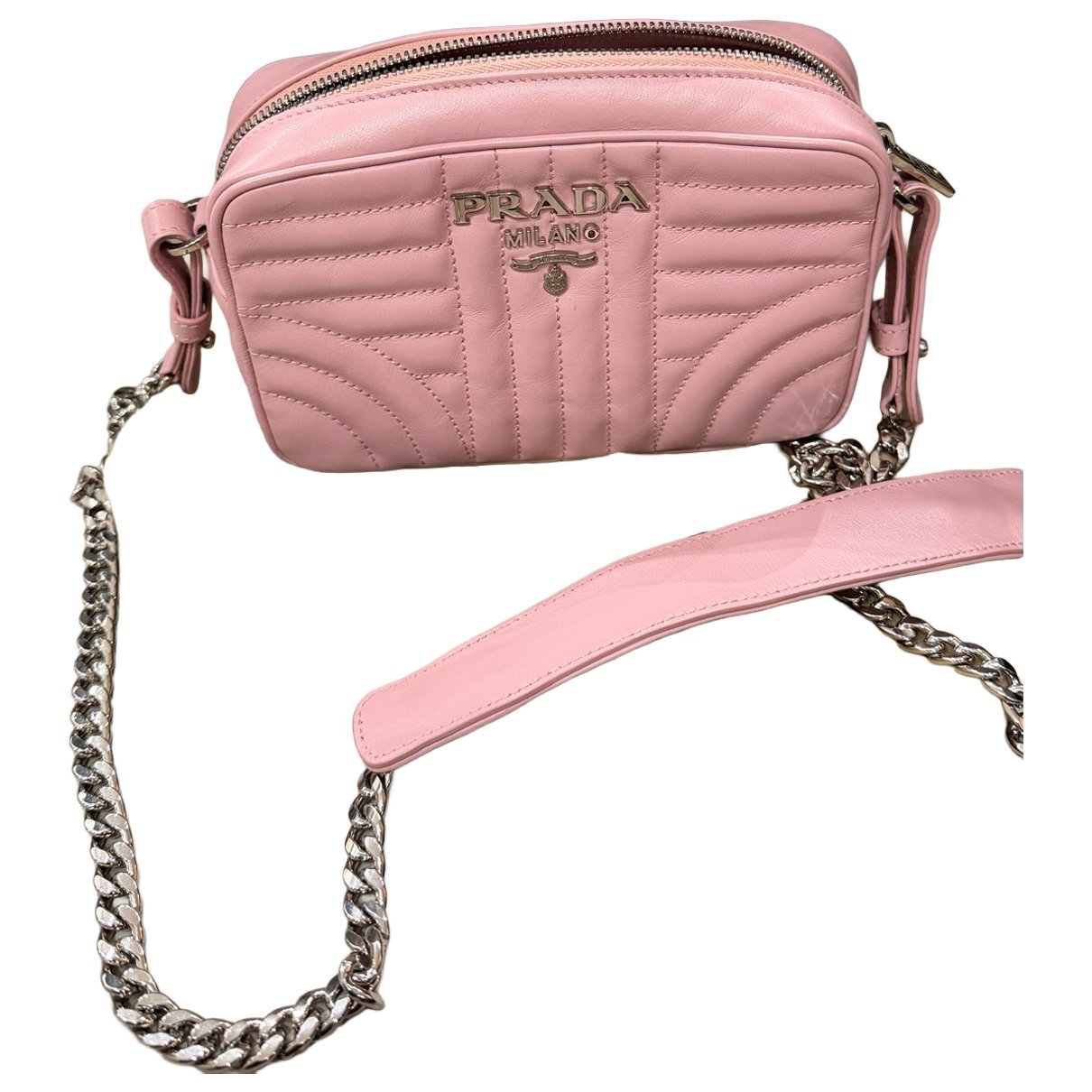 Diagramme leather crossbody bag
