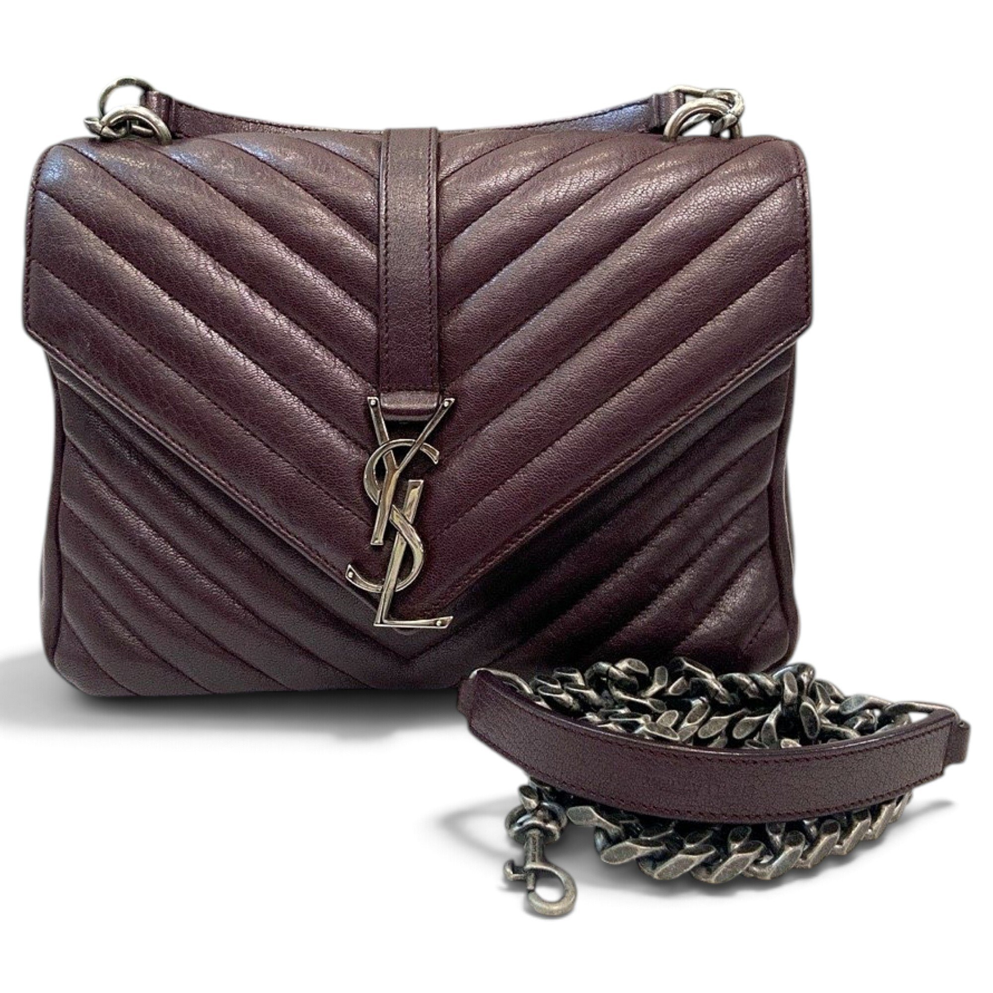 Saint Laurent Collége monogramme leather handbag