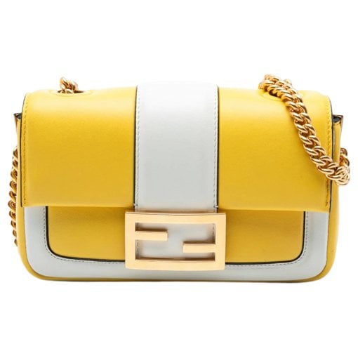 Baguette leather handbag
