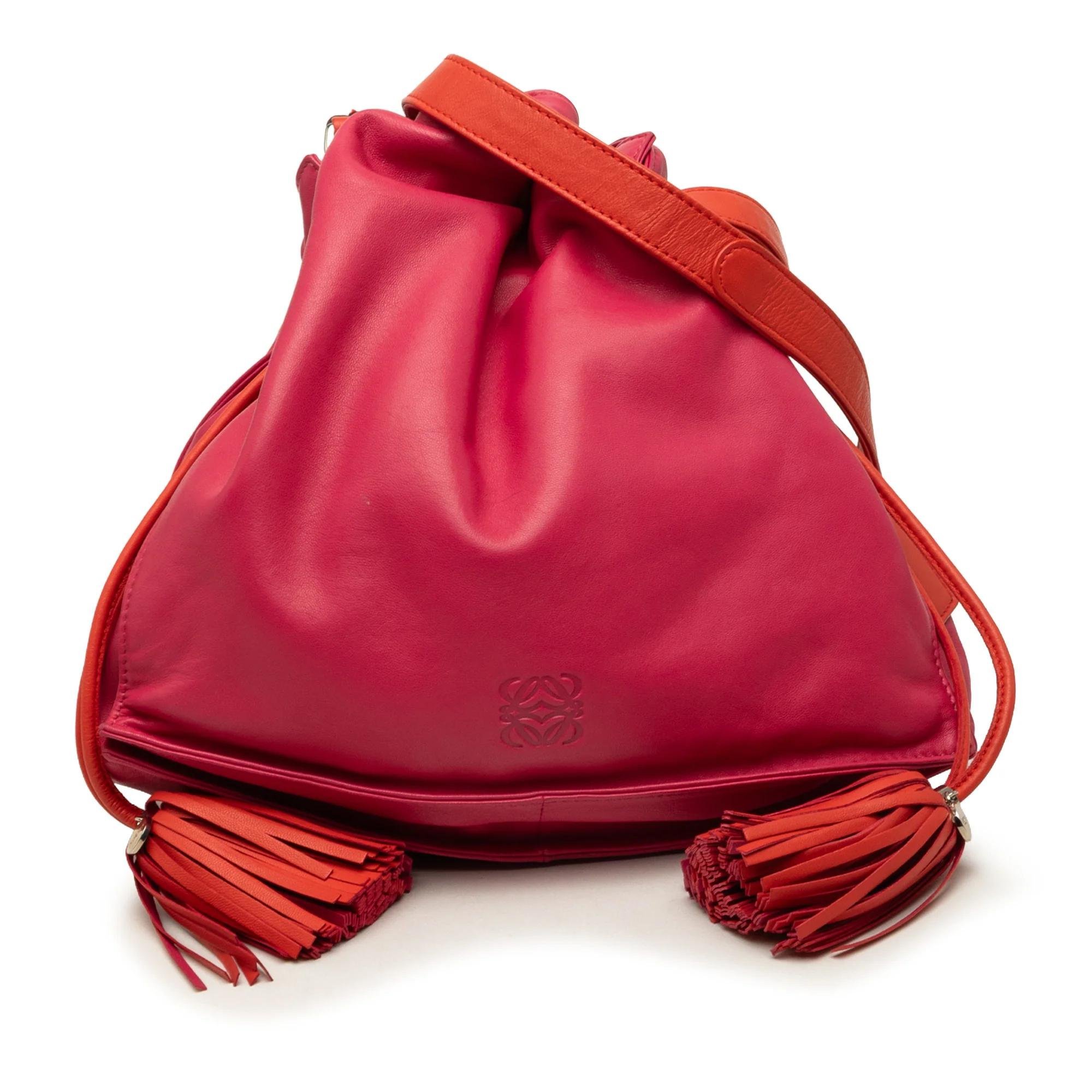 Flamenco leather handbag