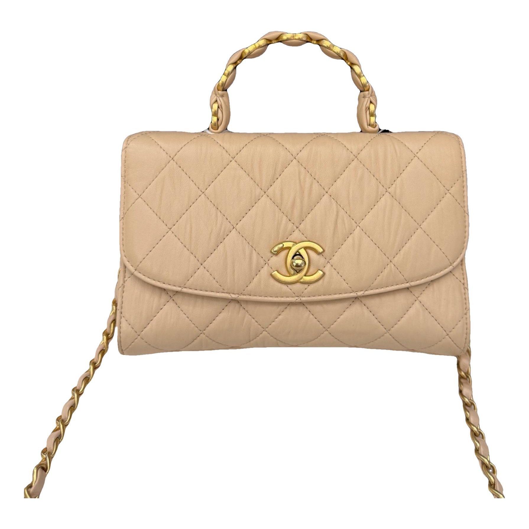 Coco Handle leather handbag