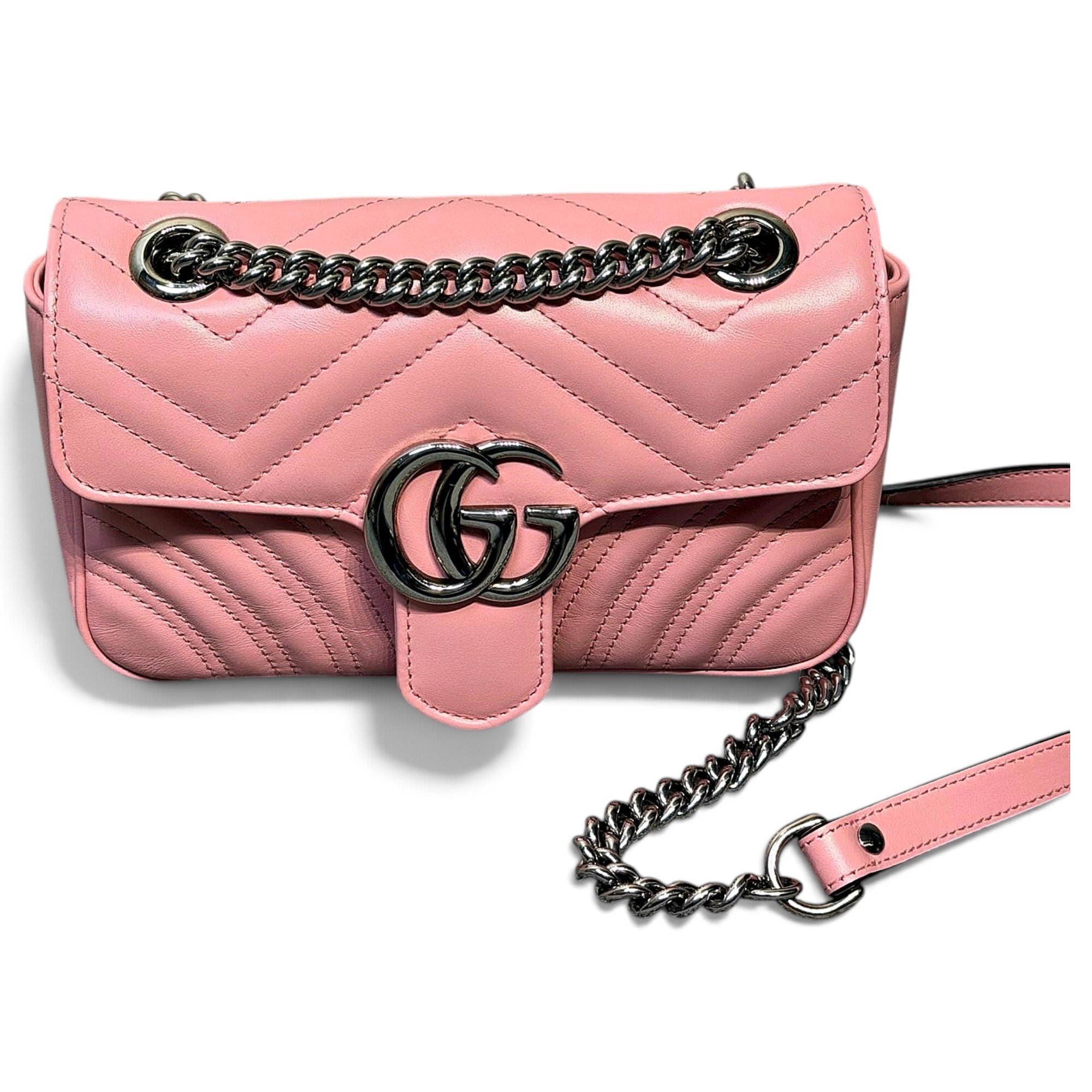 GG Marmont Flap leather handbag