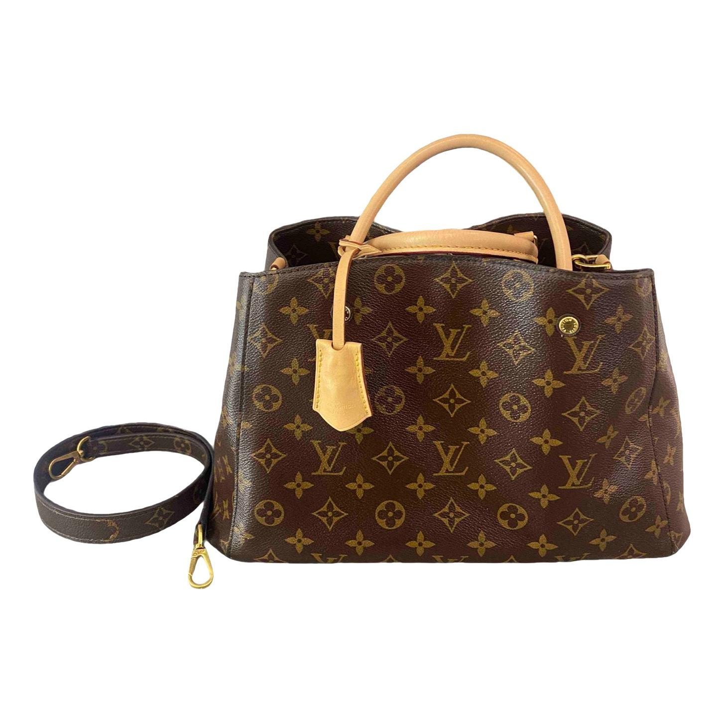 Louis Vuitton Montaigne cloth handbag