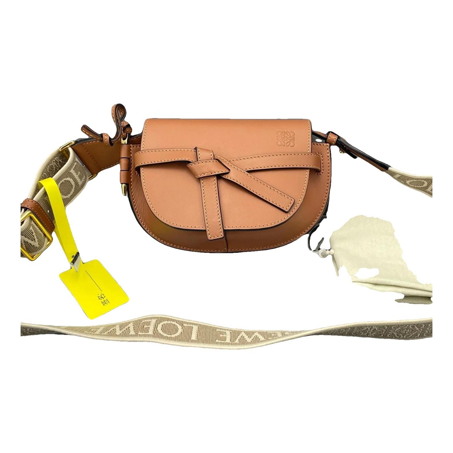 Gate leather crossbody bag