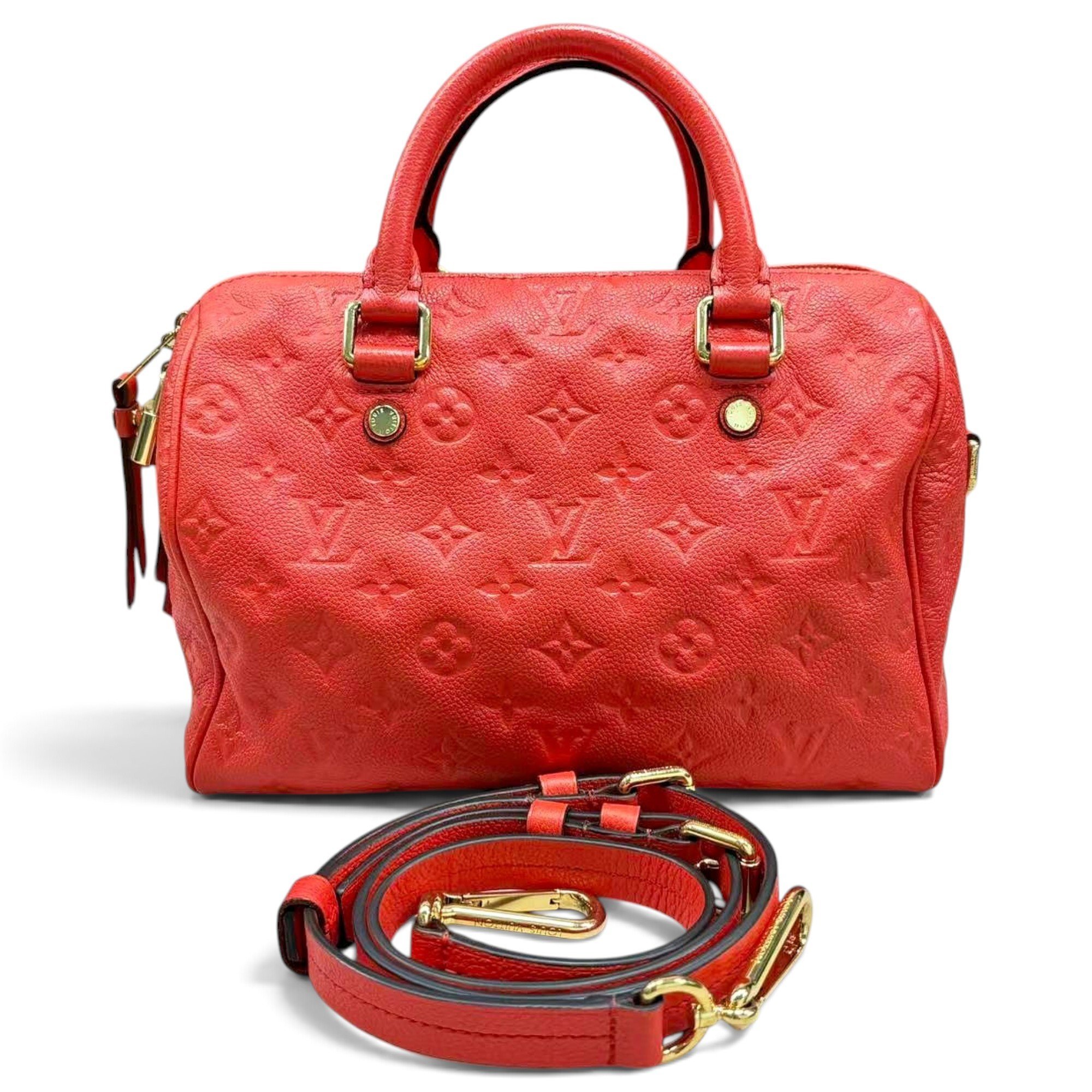 Speedy leather handbag