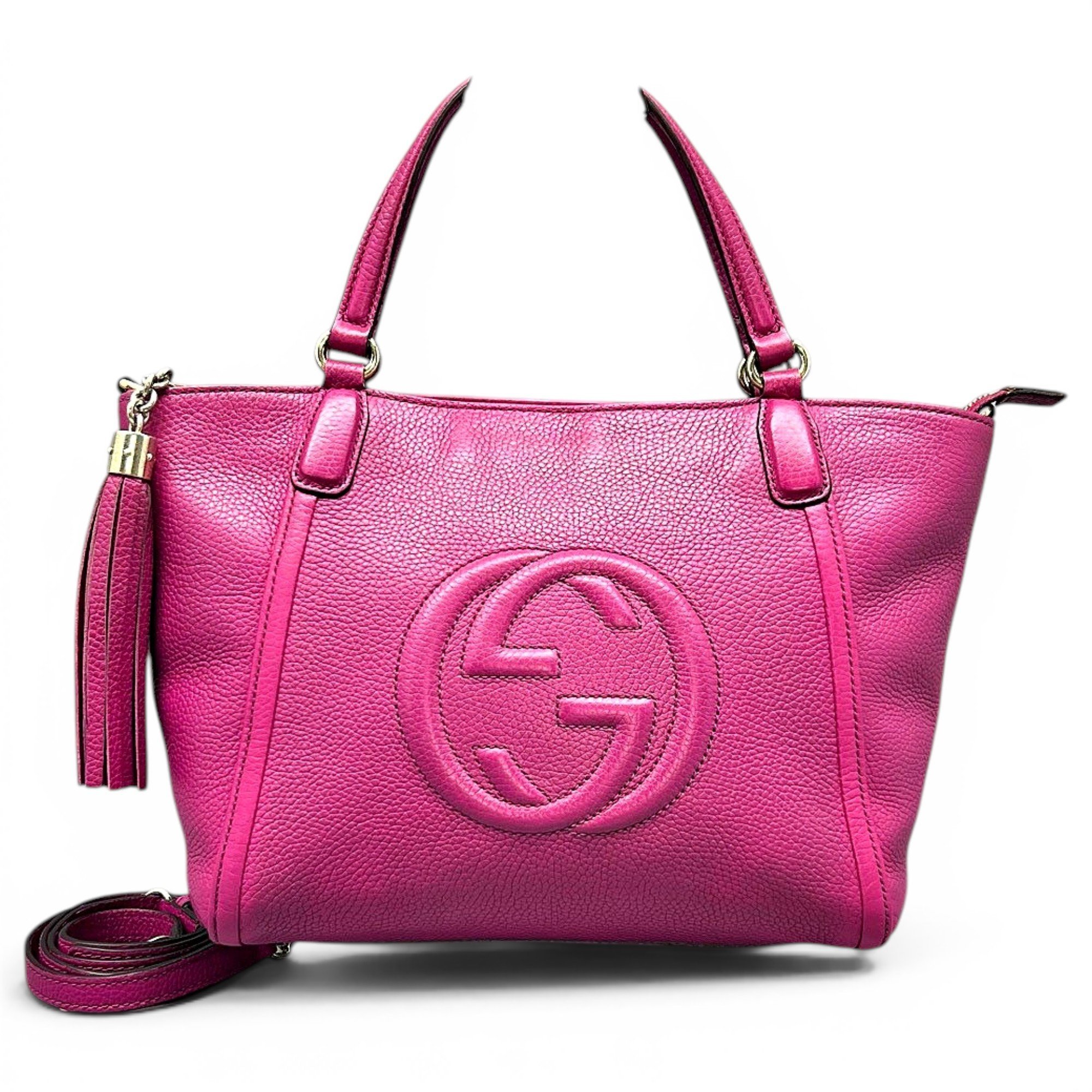 Soho Top Handle leather handbag