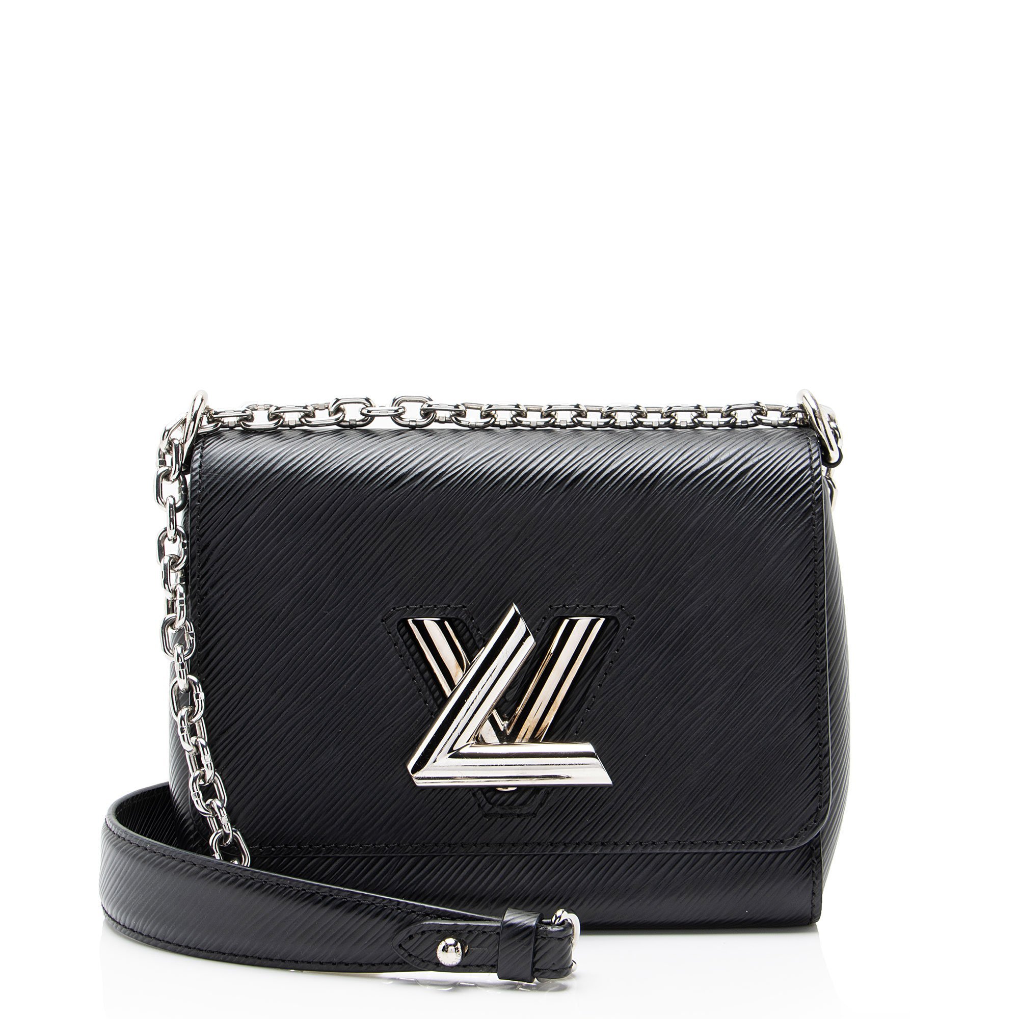 Twist leather crossbody bag