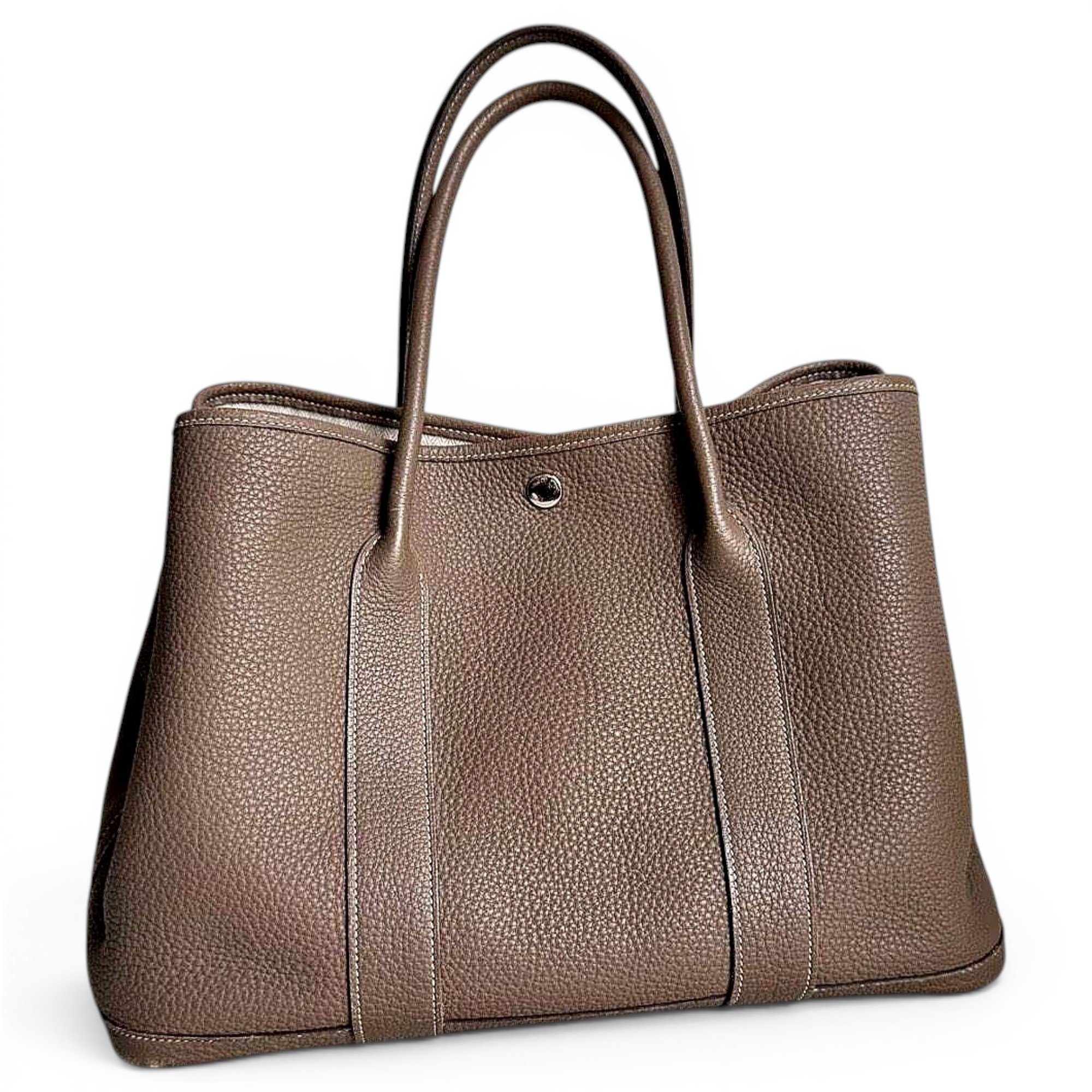 Garden Party leather handbag