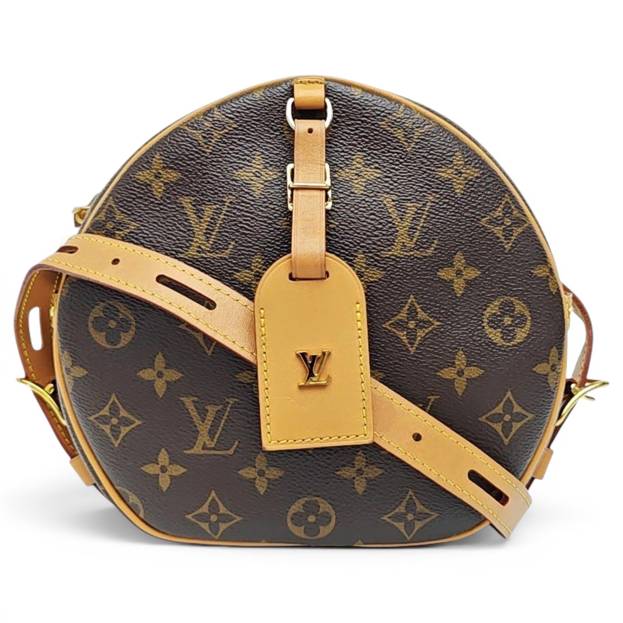 Micro boite chapeau leather handbag