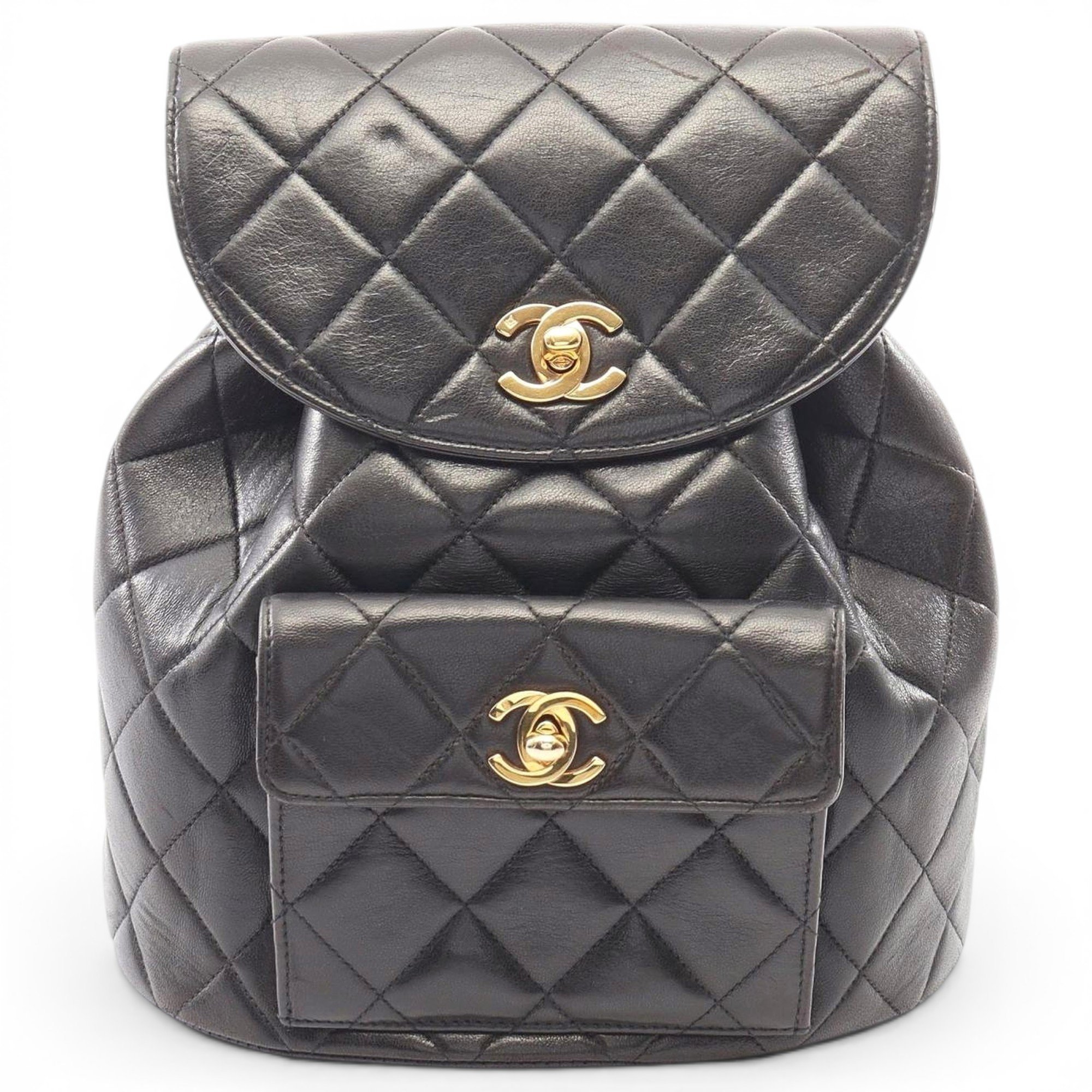 Leather backpack