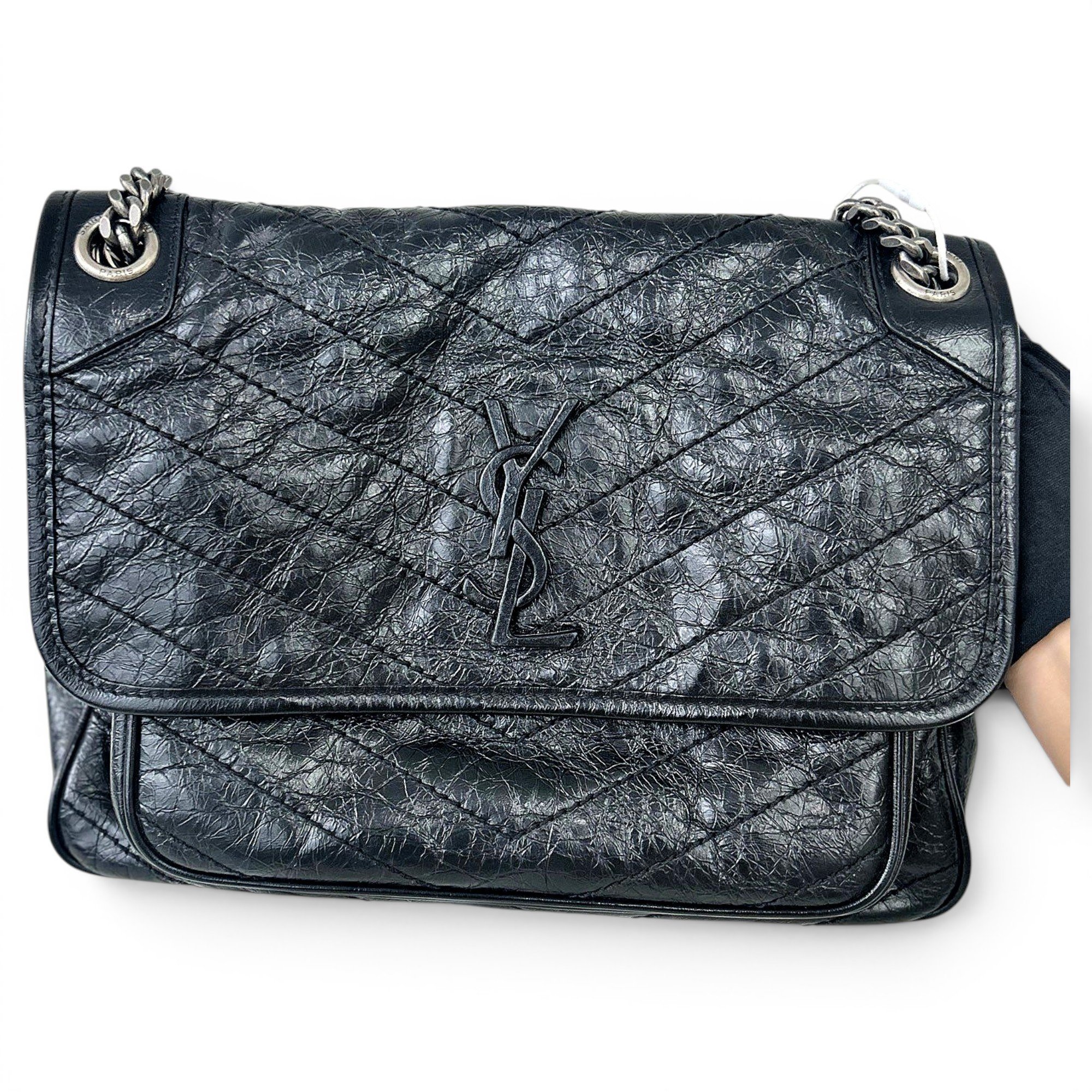 Niki leather crossbody bag