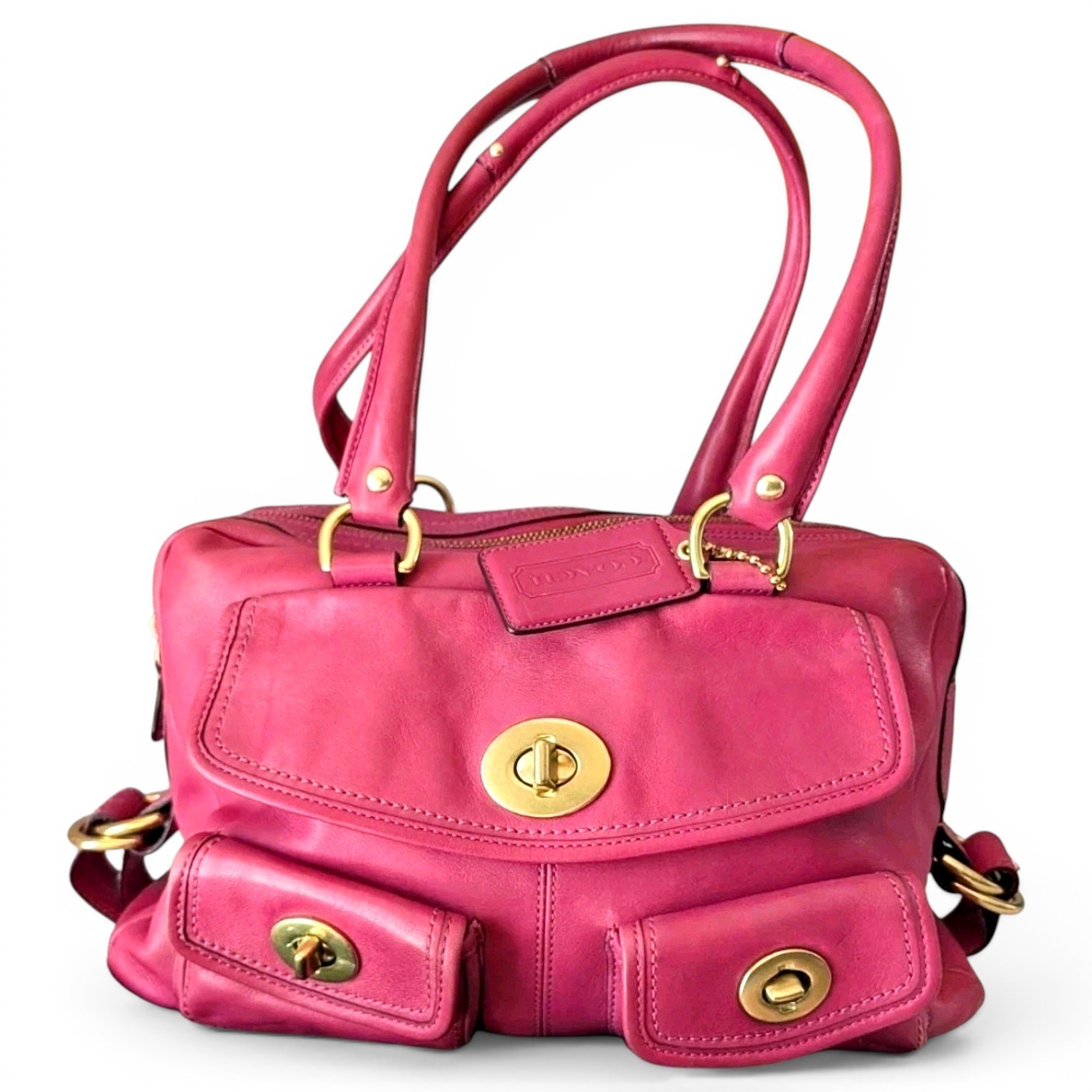 Leather satchel