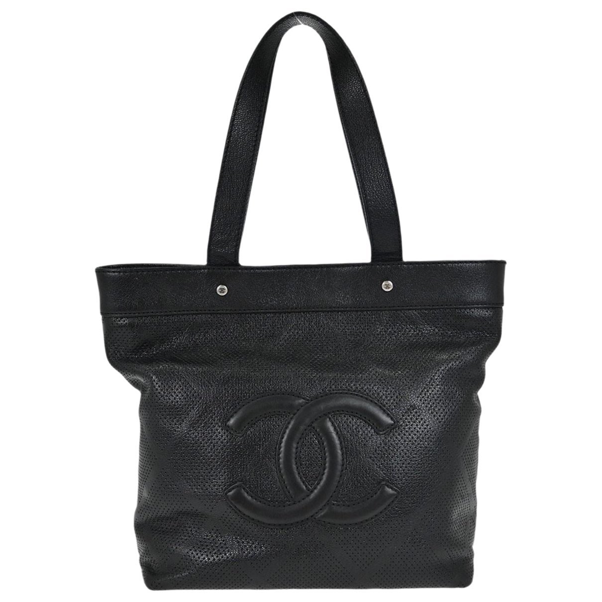 Trendy CC leather tote