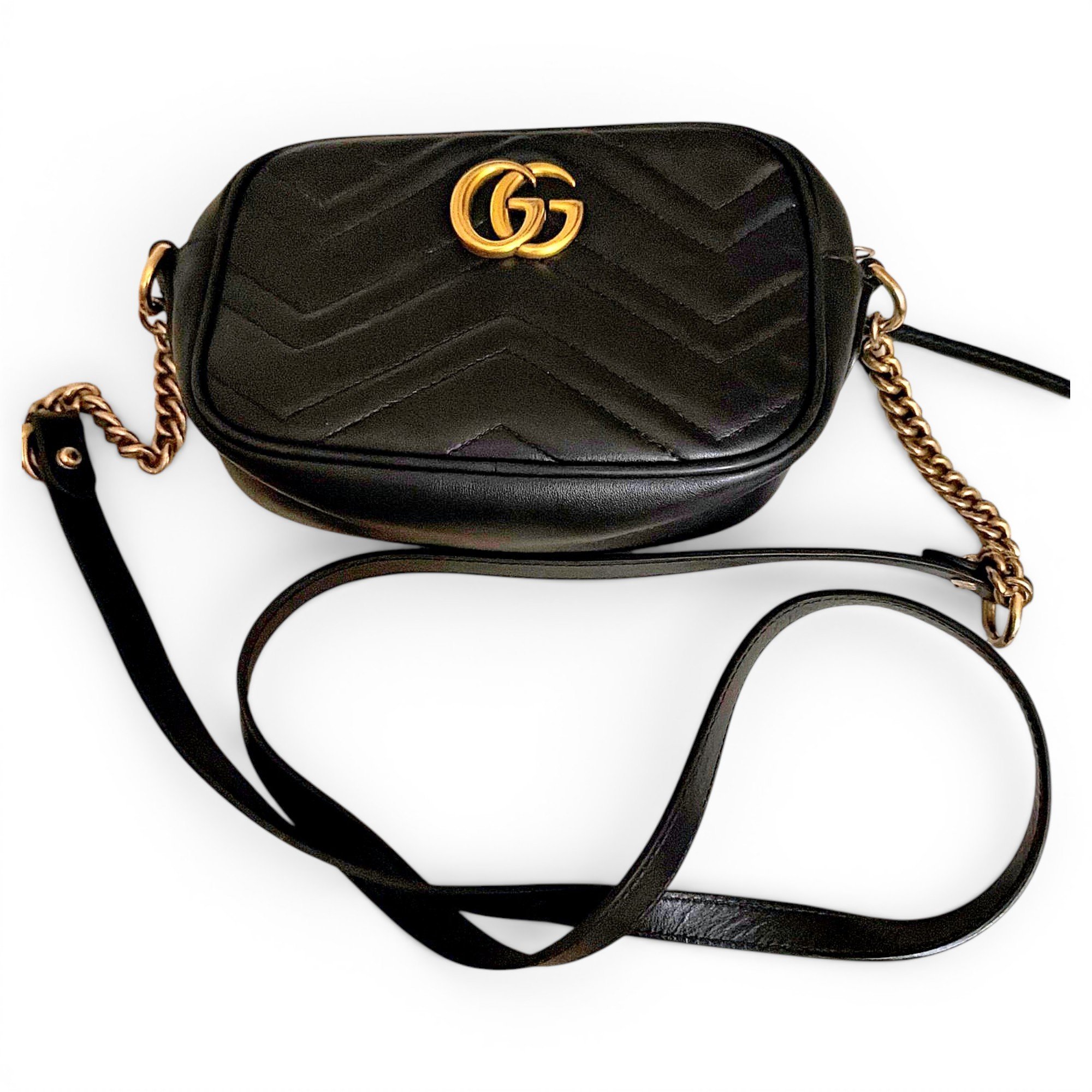 GG Marmont leather crossbody bag