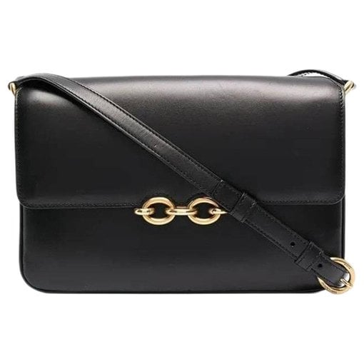 Leather clutch bag