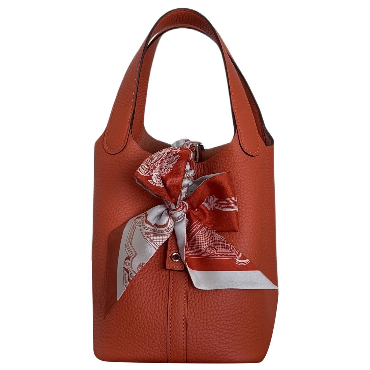 Picotin leather handbag