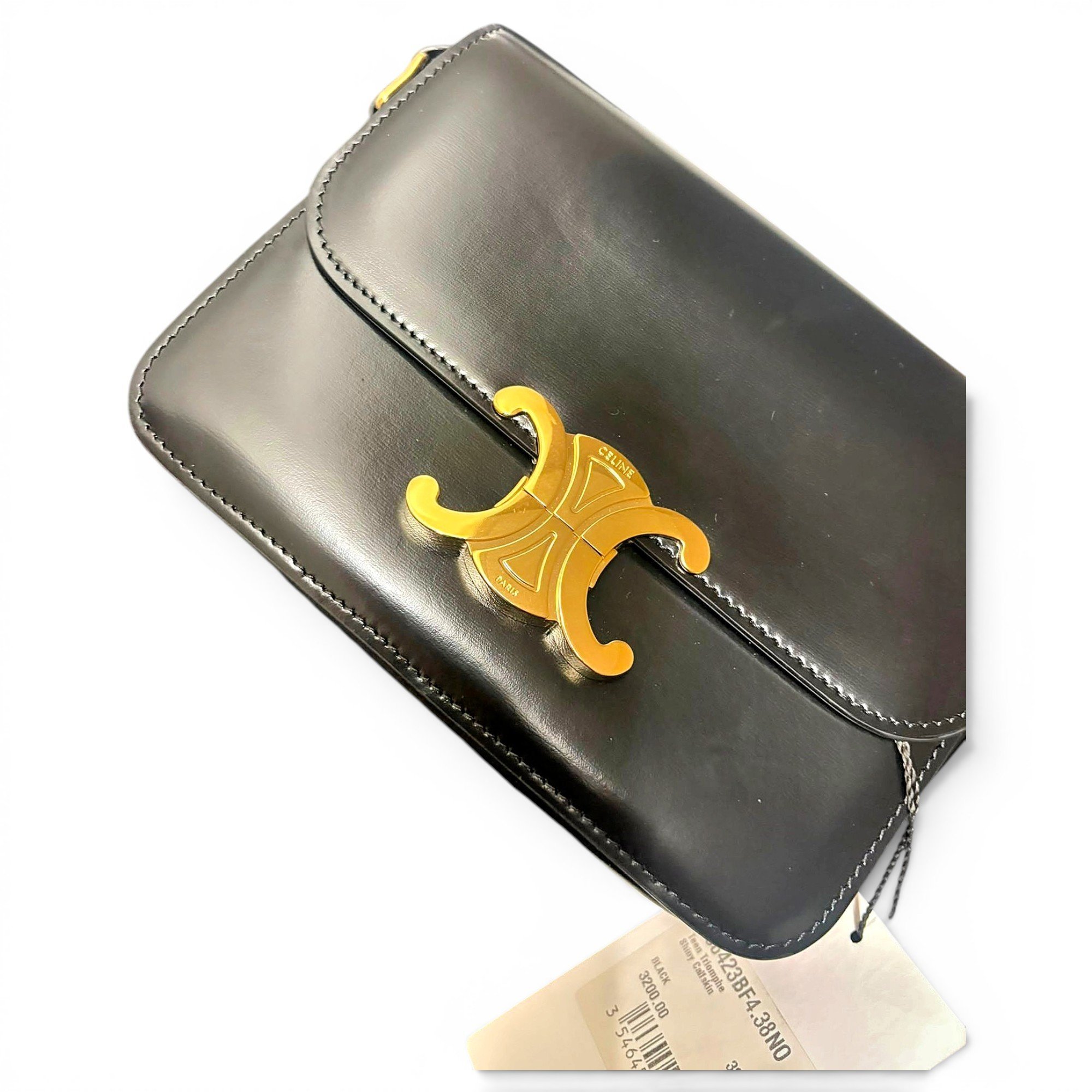 Triomphe leather handbag