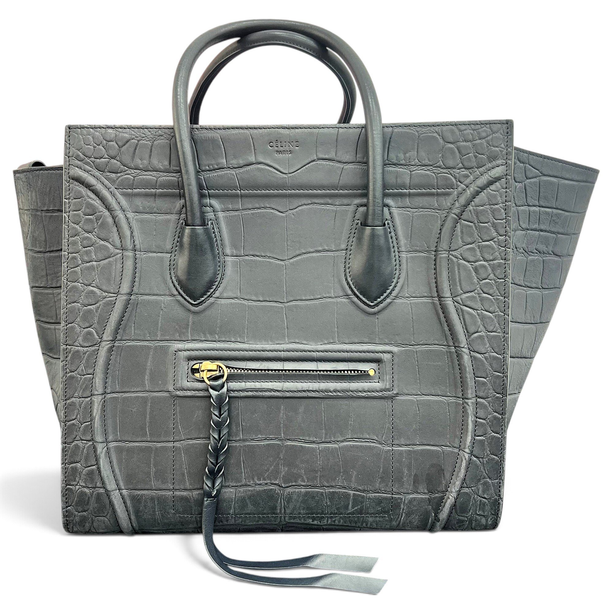 Luggage leather handbag