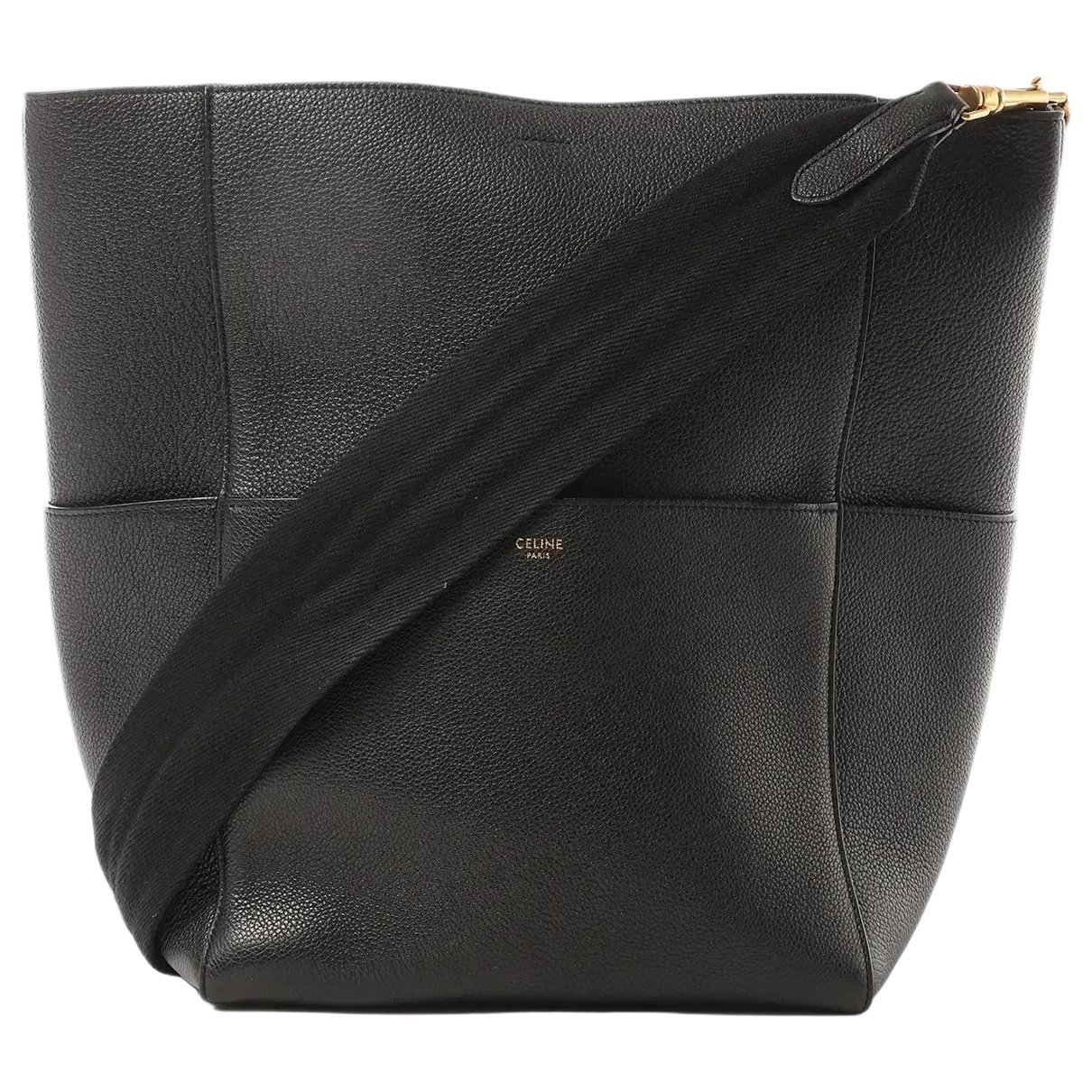 Seau Sangle leather handbag