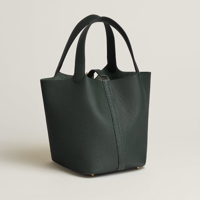 Vert Foncé Picotin Lock 22 Bag