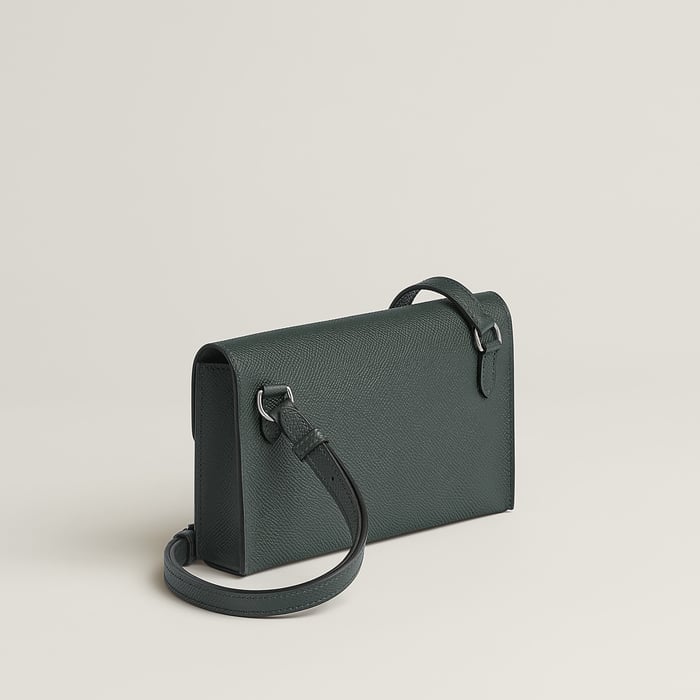 Vert Mangrove Hermèsnap Wallet