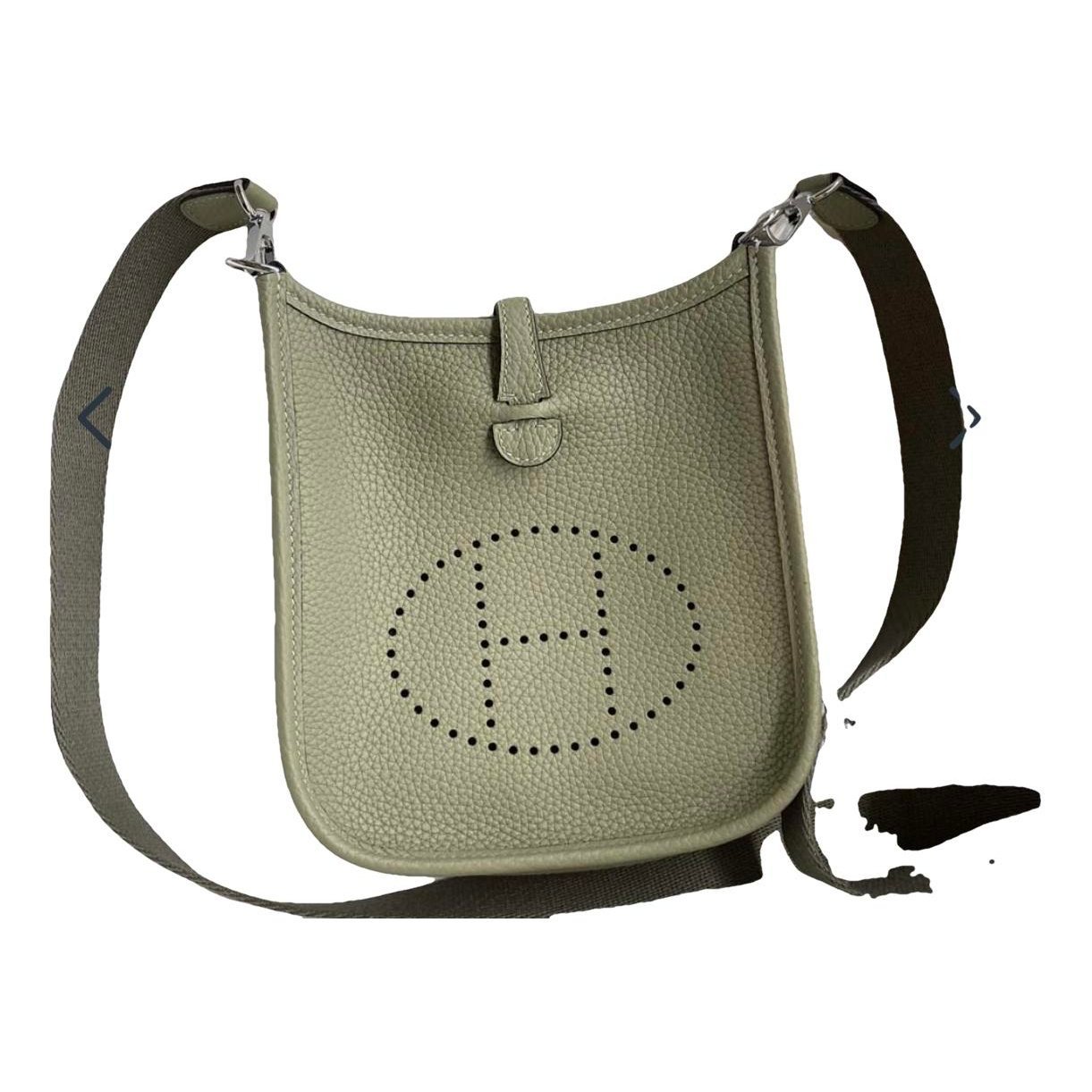 Hermes Mini Evelyne leather crossbody bag