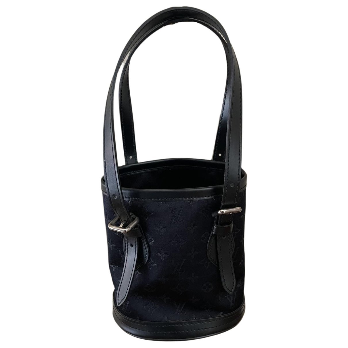 Bucket leather handbag