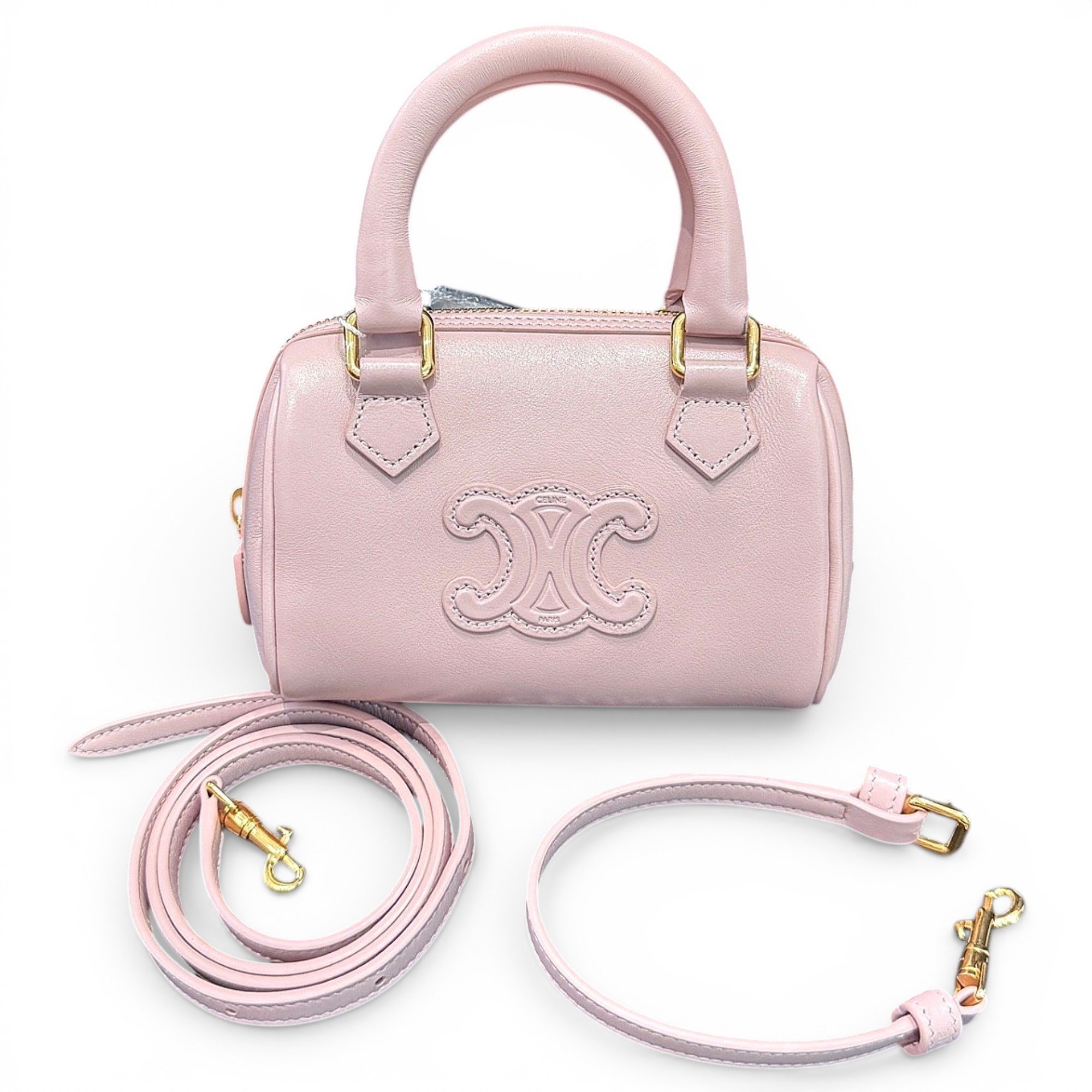 Celine Triomphe leather handbag
