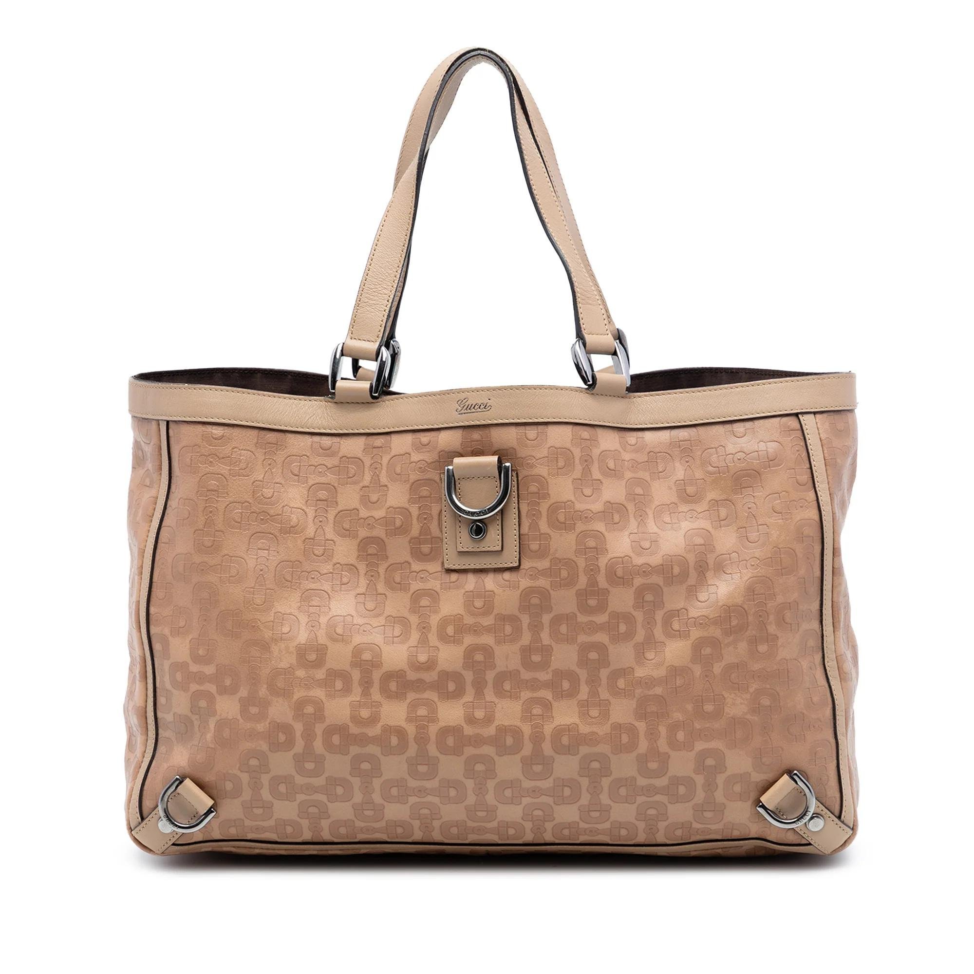 D-Ring pony-style calfskin handbag