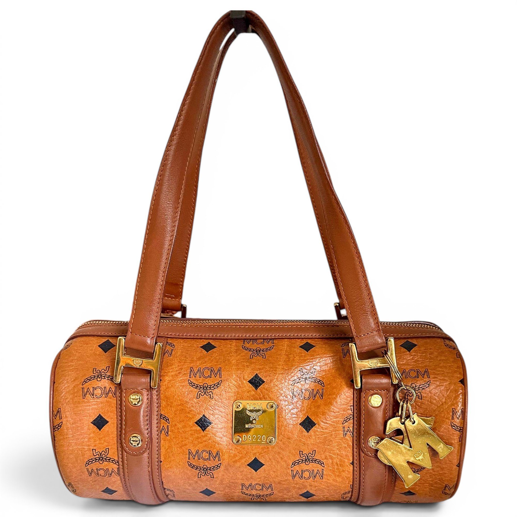 Boston leather bag