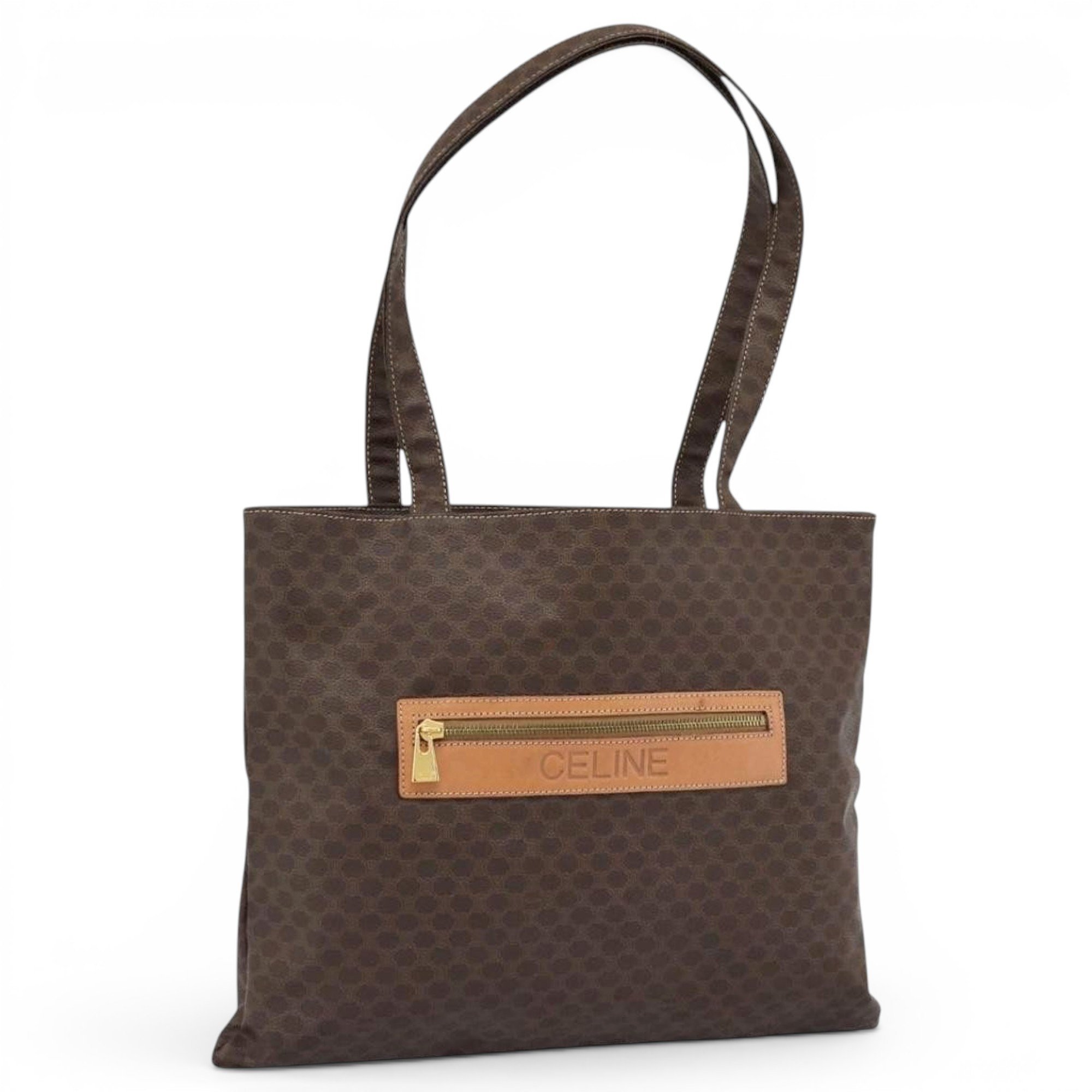 Leather tote