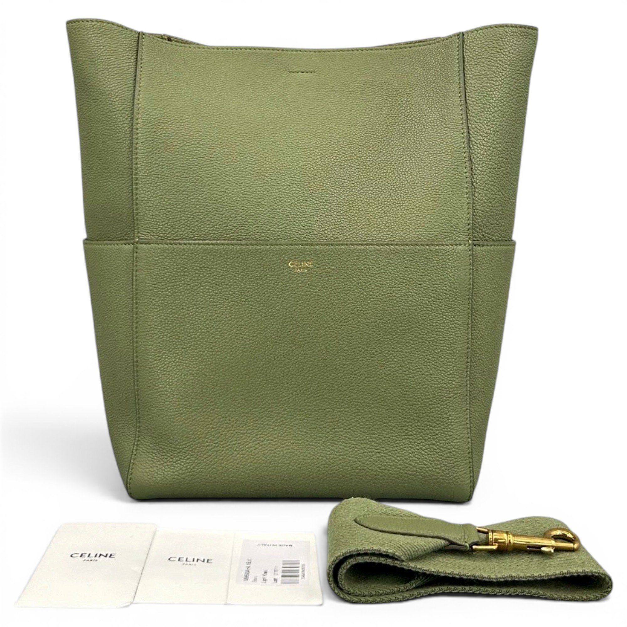 Seau Sangle leather tote