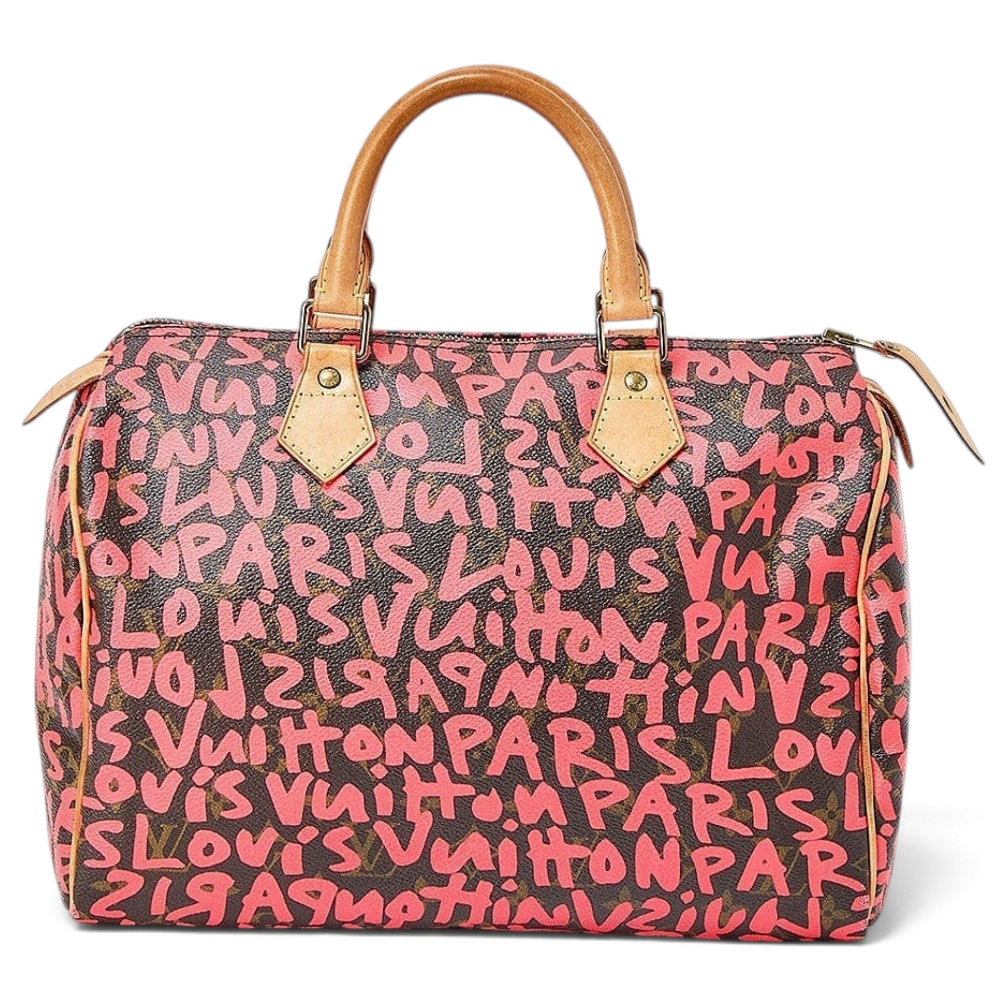 Speedy leather handbag