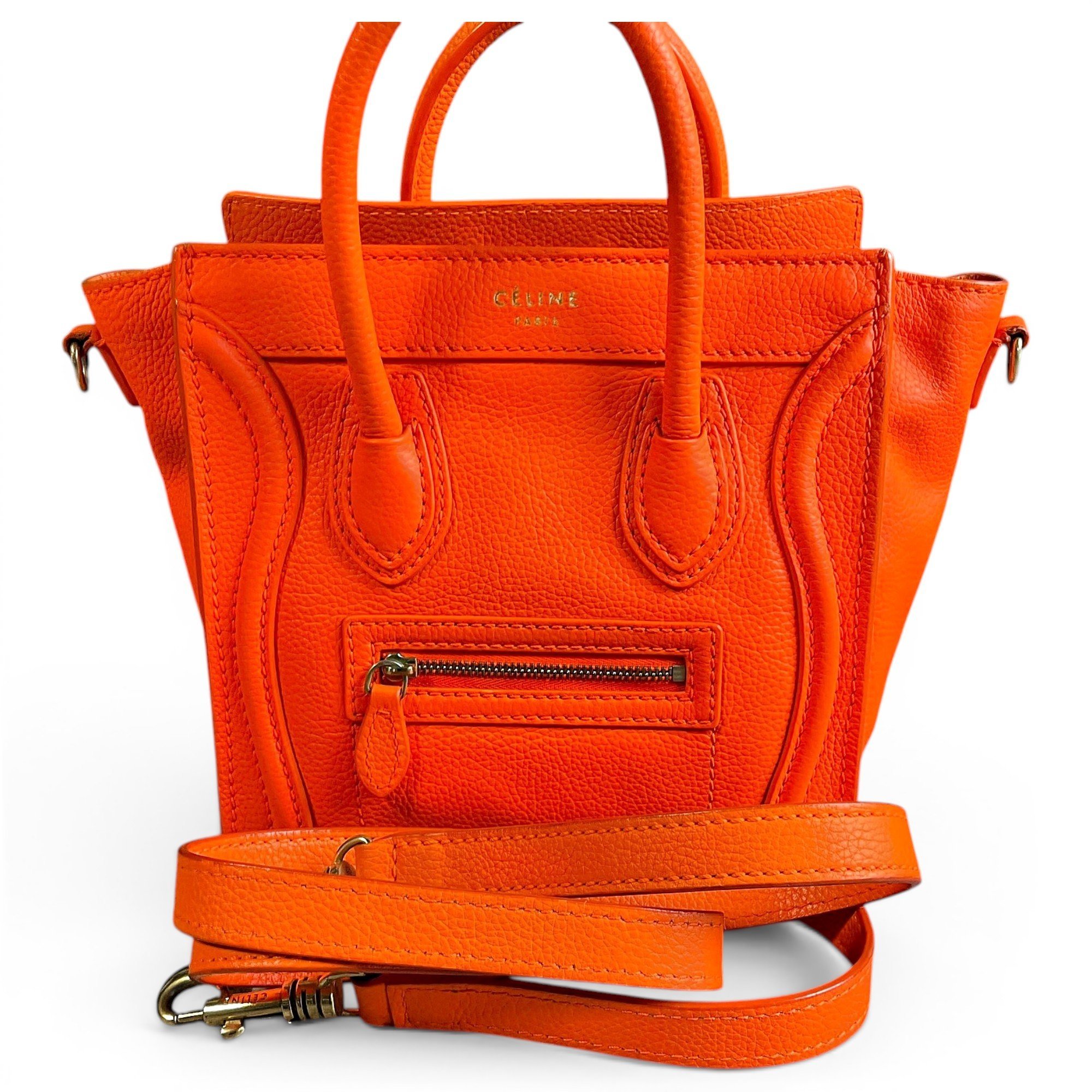 Nano Luggage leather handbag