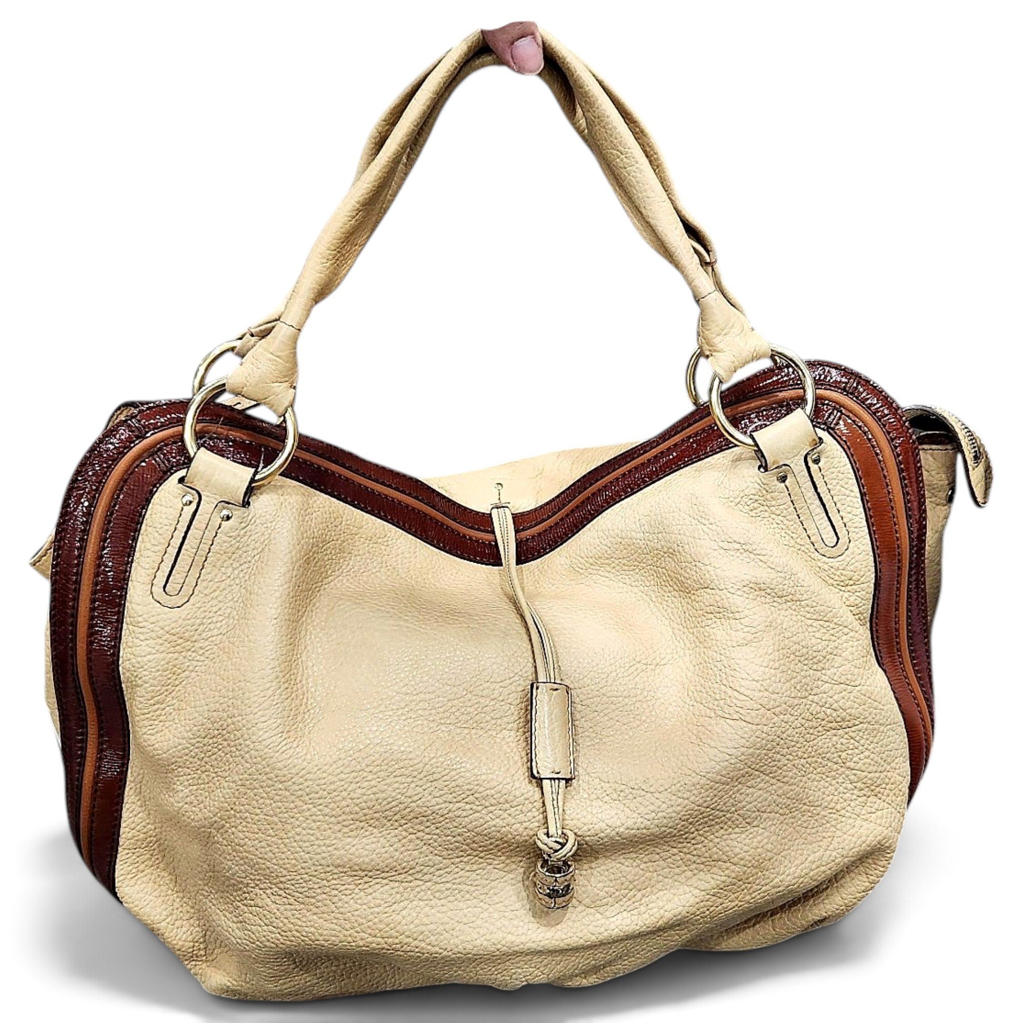 Leather handbag