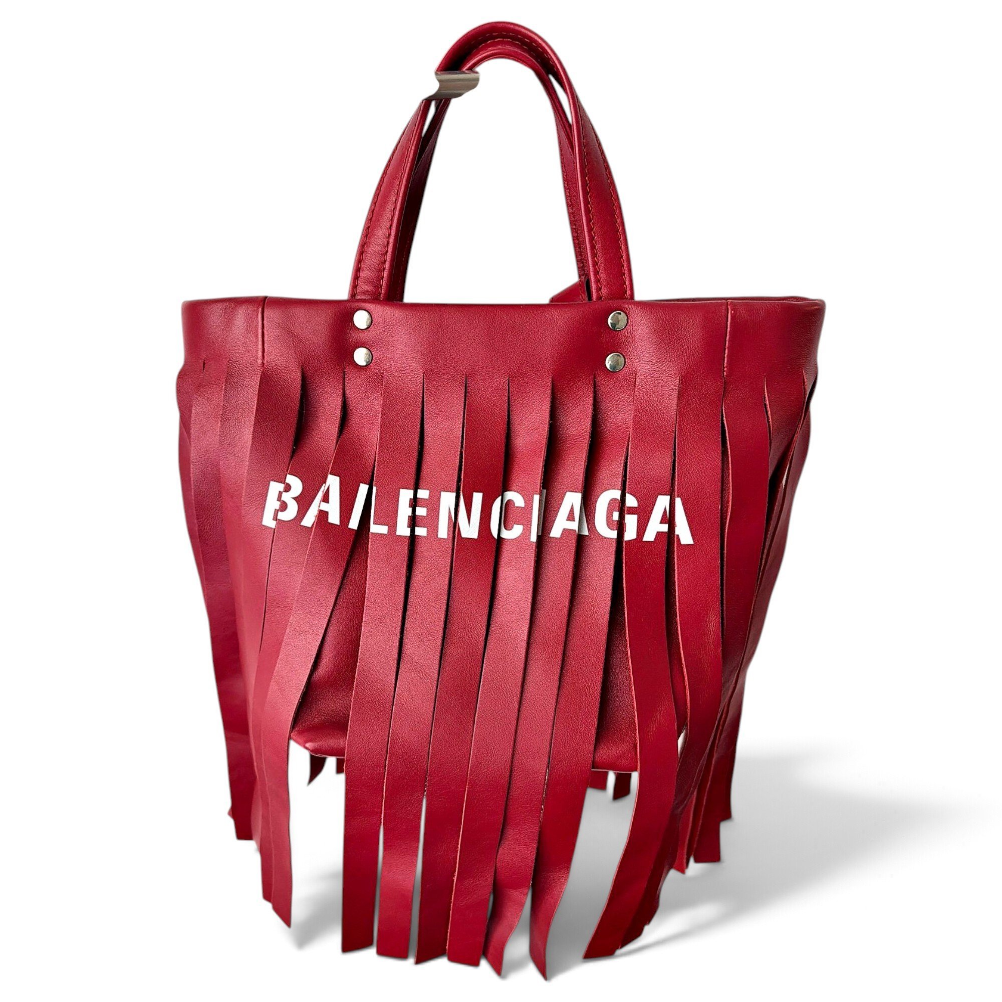 Leather tote